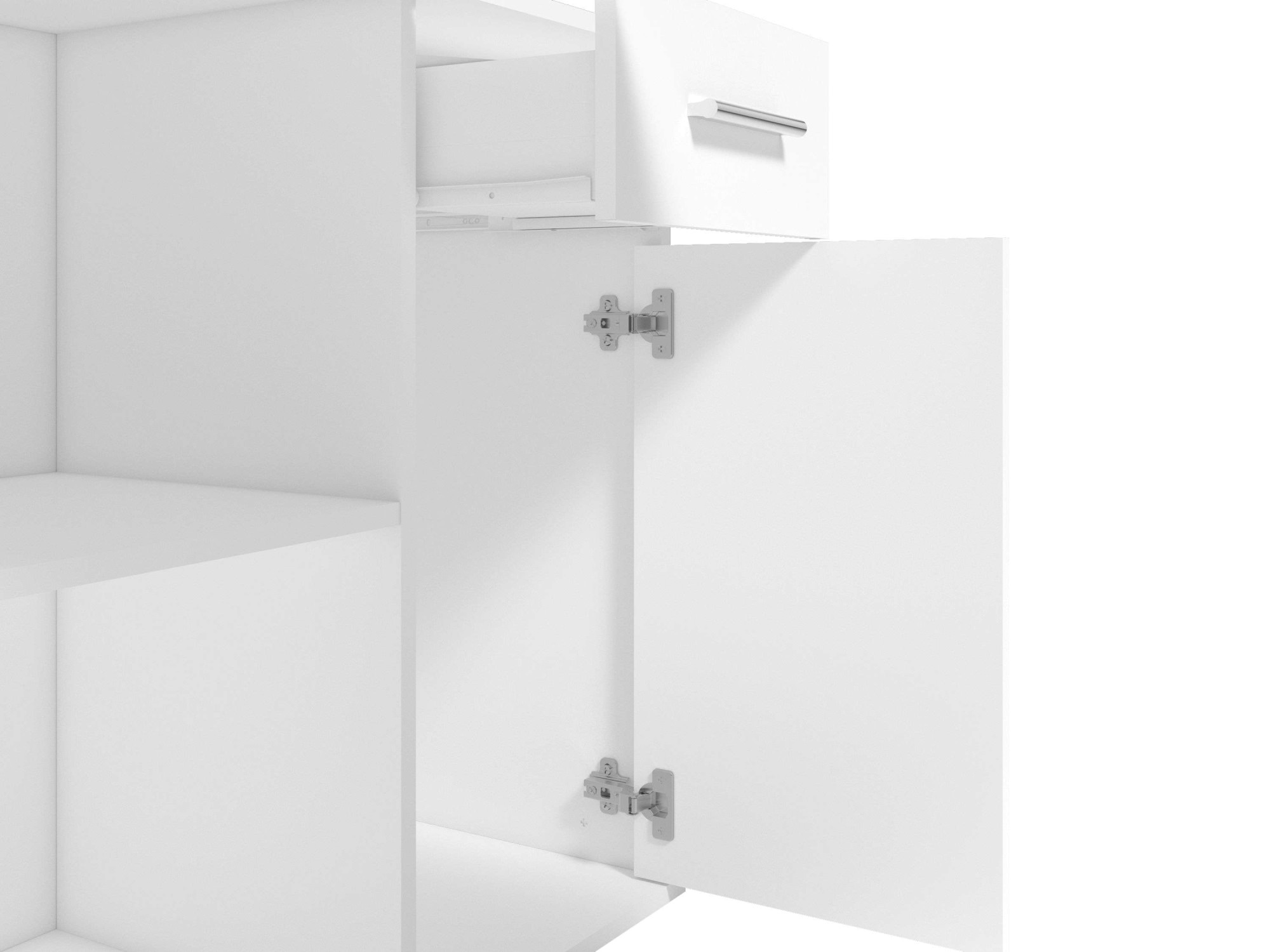 INOSIGN Eckschreibtisch »Macon«, Computertisch mit vielen Stauraummöglichkeiten, Breite 130 x 93 cm