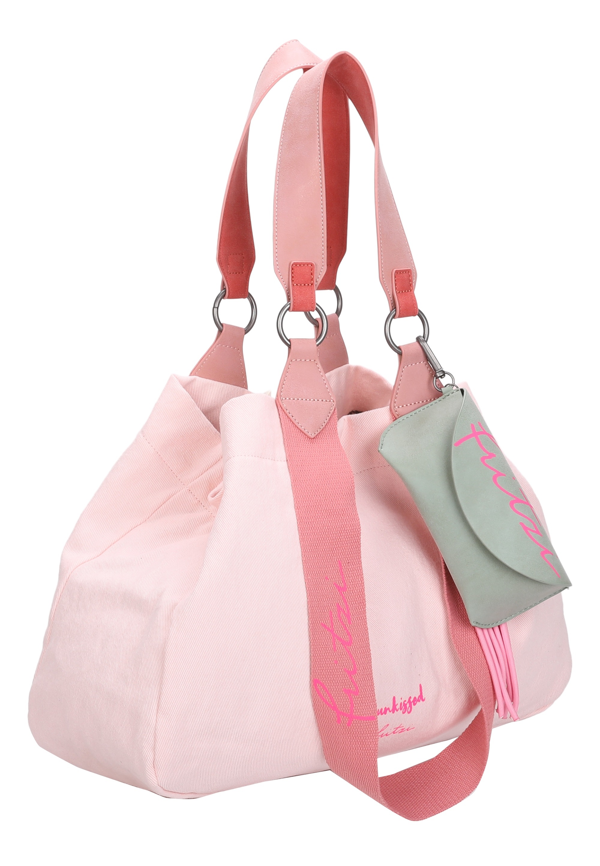 Thumbnail - Fritzi aus Preußen Henkeltasche "Izzy Medium Limited Washed Denim", mit abnehmbarem Brillenetui