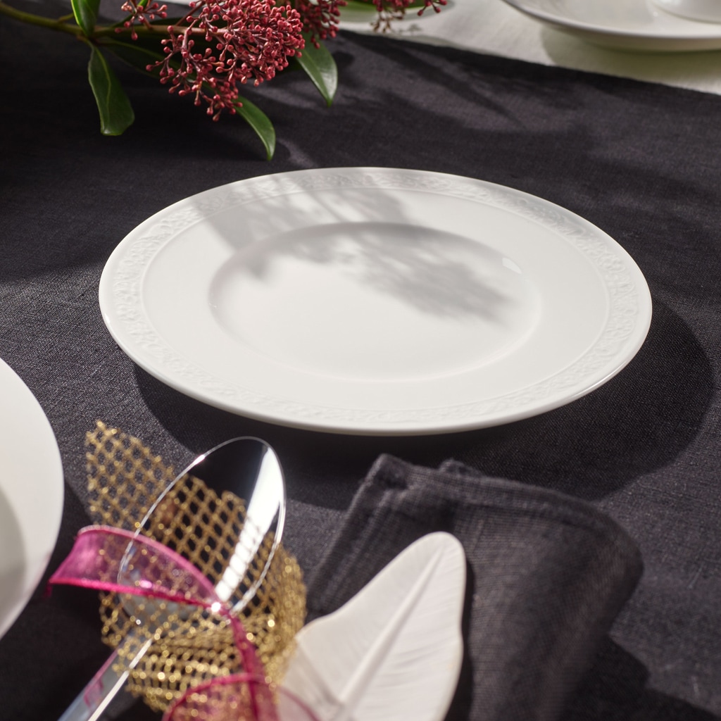 Villeroy & Boch Brotteller »Brotteller White Pearl ø 18 cm 6er Set weiß«