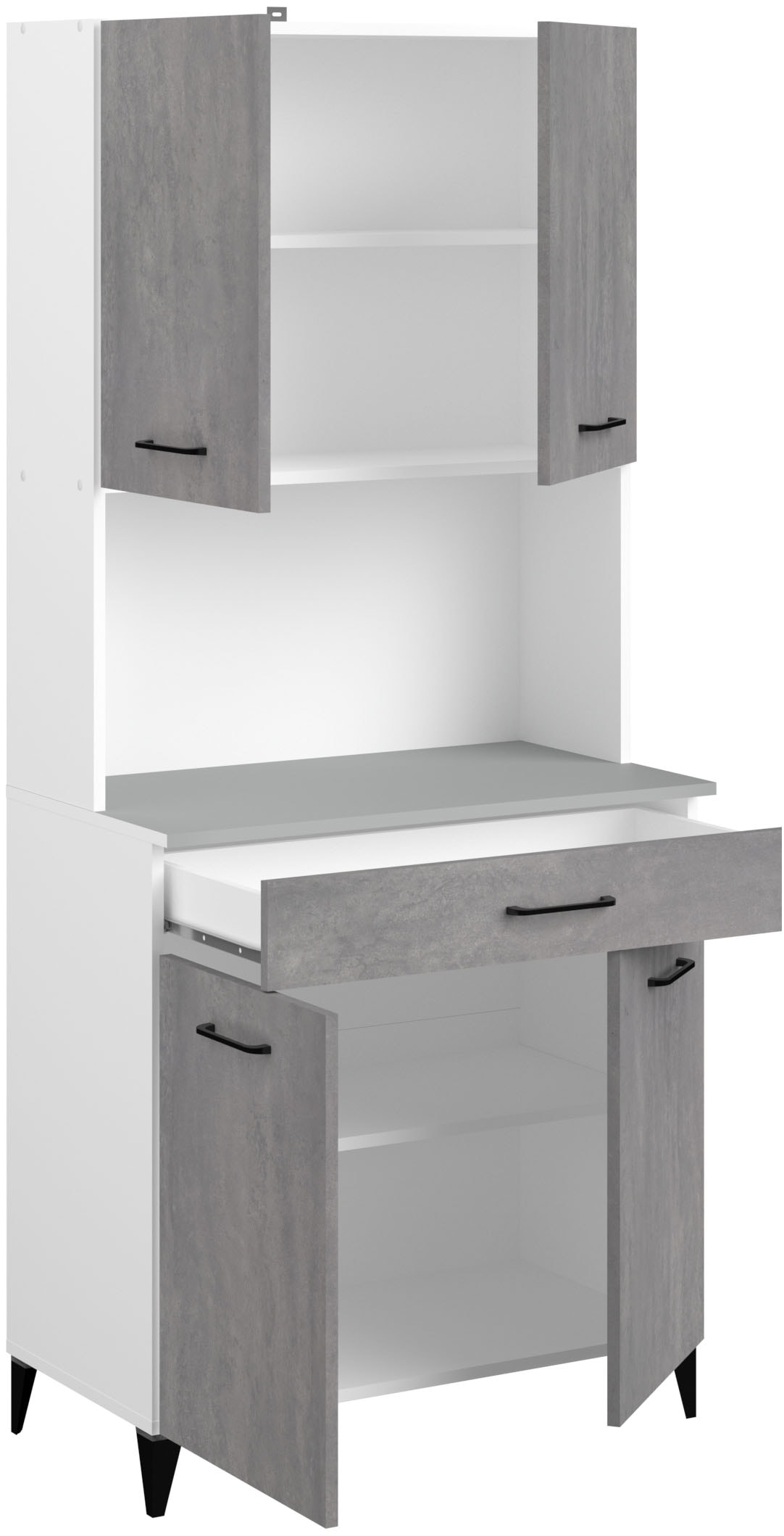 Parisot Schrank-Set »Malice 3«, (2 St., Buffet und Beistellschrank/Insel), viel Stauraum, tolle Optik, gute Funktion, variabel stell- und nutzbar
