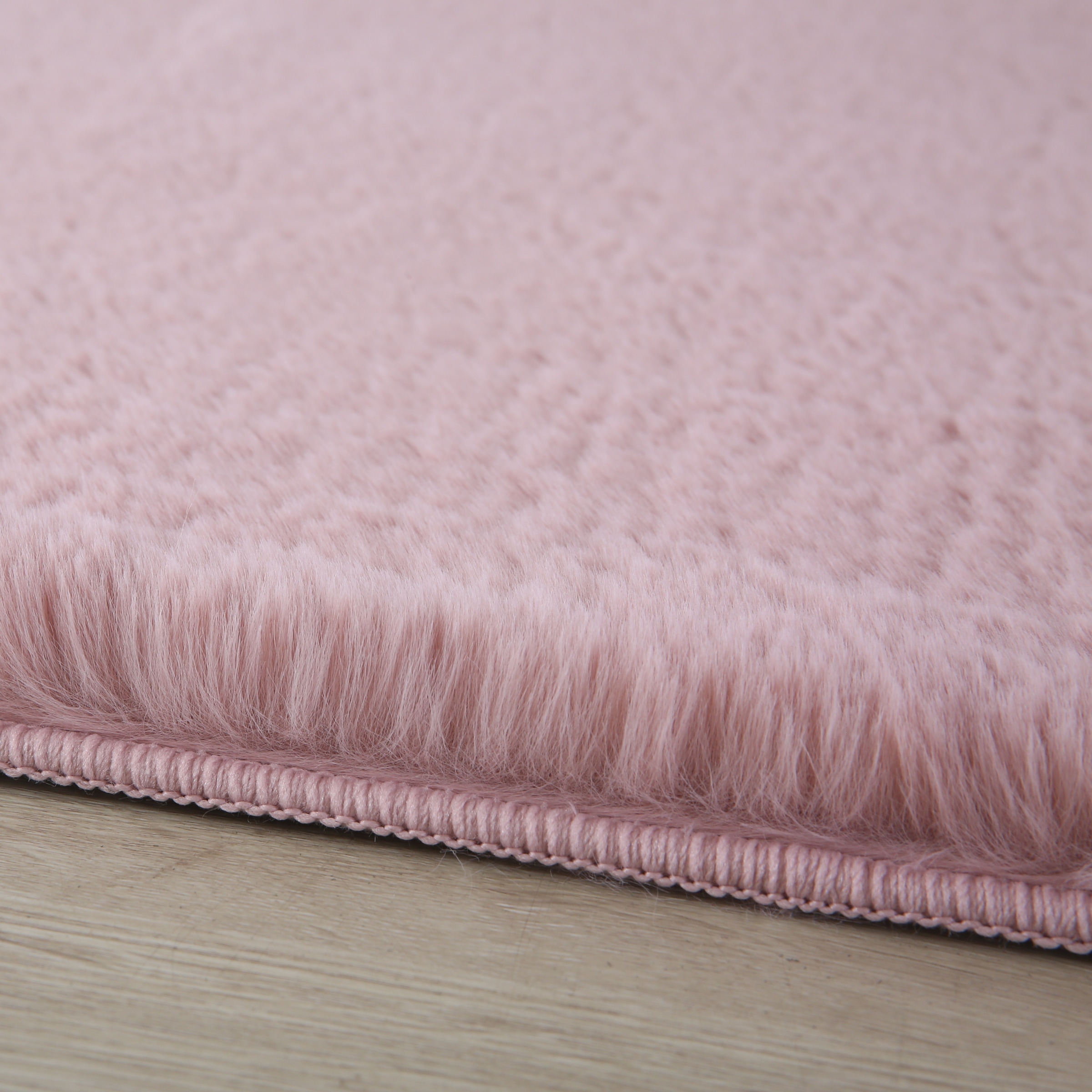 Ayyildiz Teppiche Hochflor-Teppich »POUFFY 5100«, rechteckig, 20 mm Höhe, Läufer, weicher glatter Softflor, Kaninchen Fell Haptik, waschbar