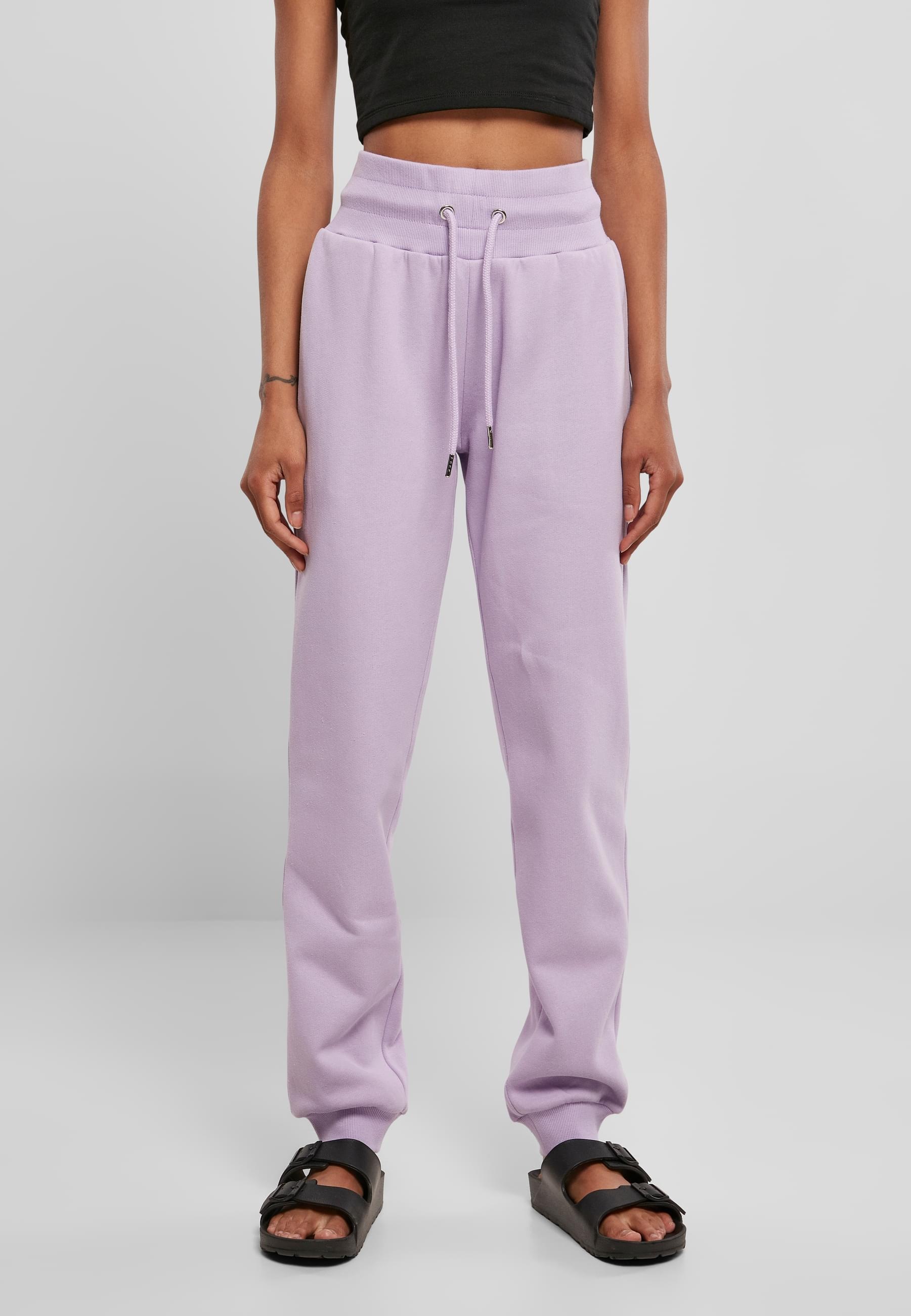 URBAN CLASSICS Jogginghose »Urban Classics Damen Ladies Organic High Waist Sweat Pants«, (1 tlg.)