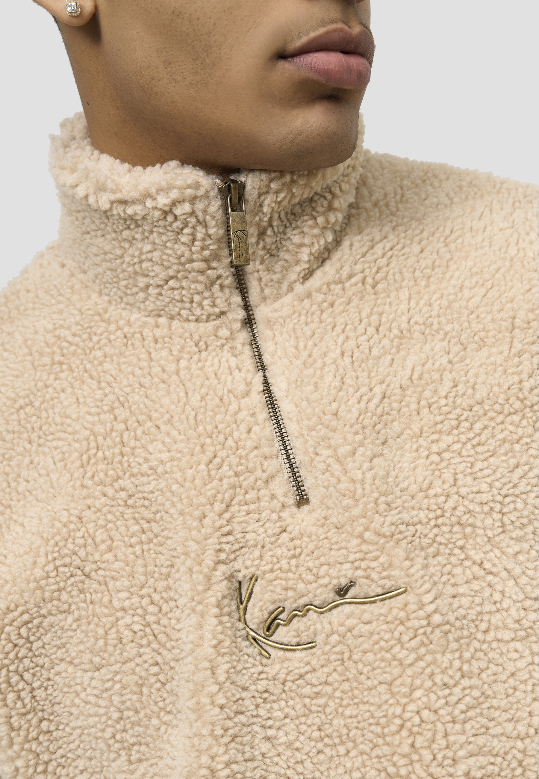 Karl Kani Sweater »Karl Kani Herren KM213-063-1 Small Signature Teddy Troyer«, 1 Stk.
