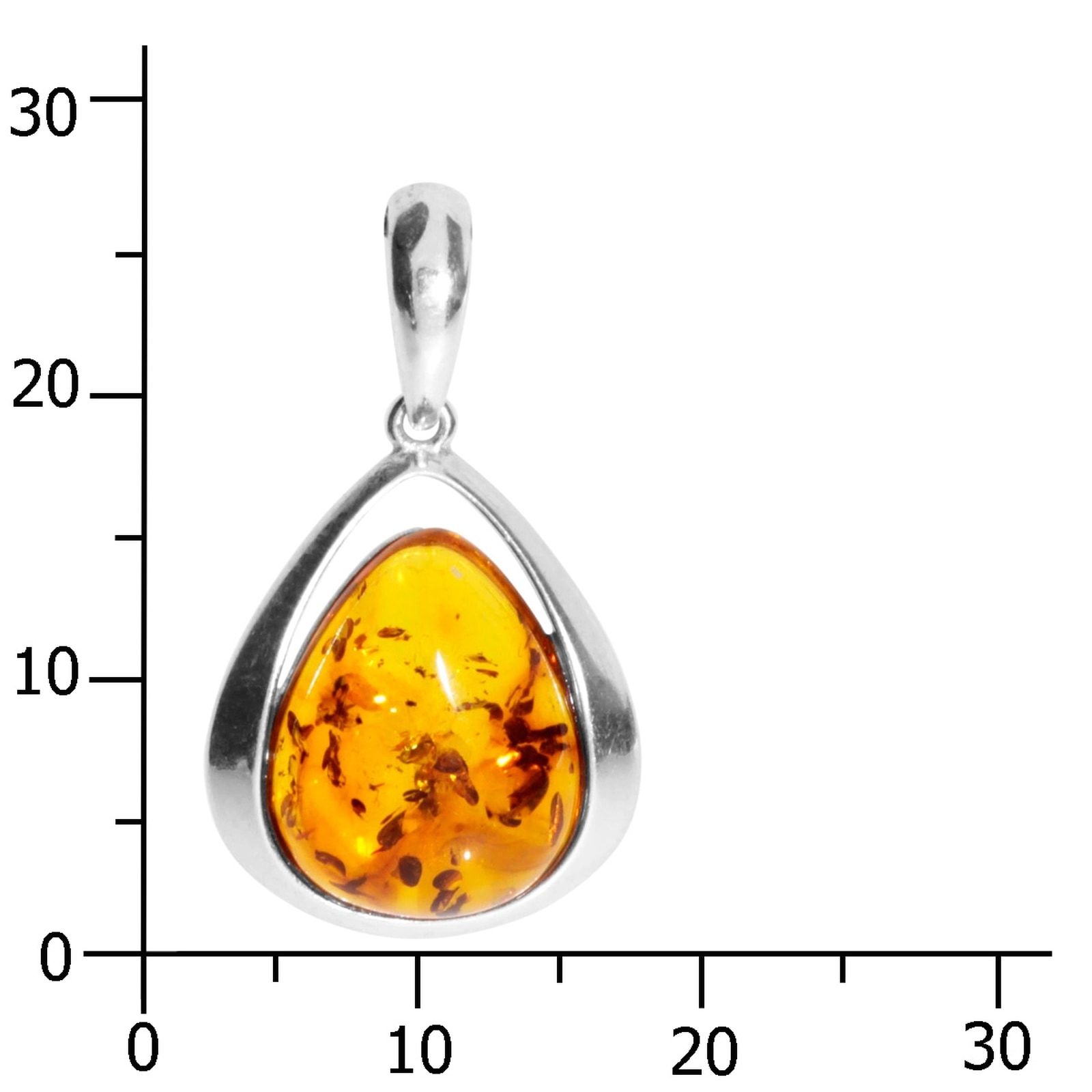OSTSEE-SCHMUCK Kettenanhänger »- Angelina - Silber 925/000 - Bernstein«