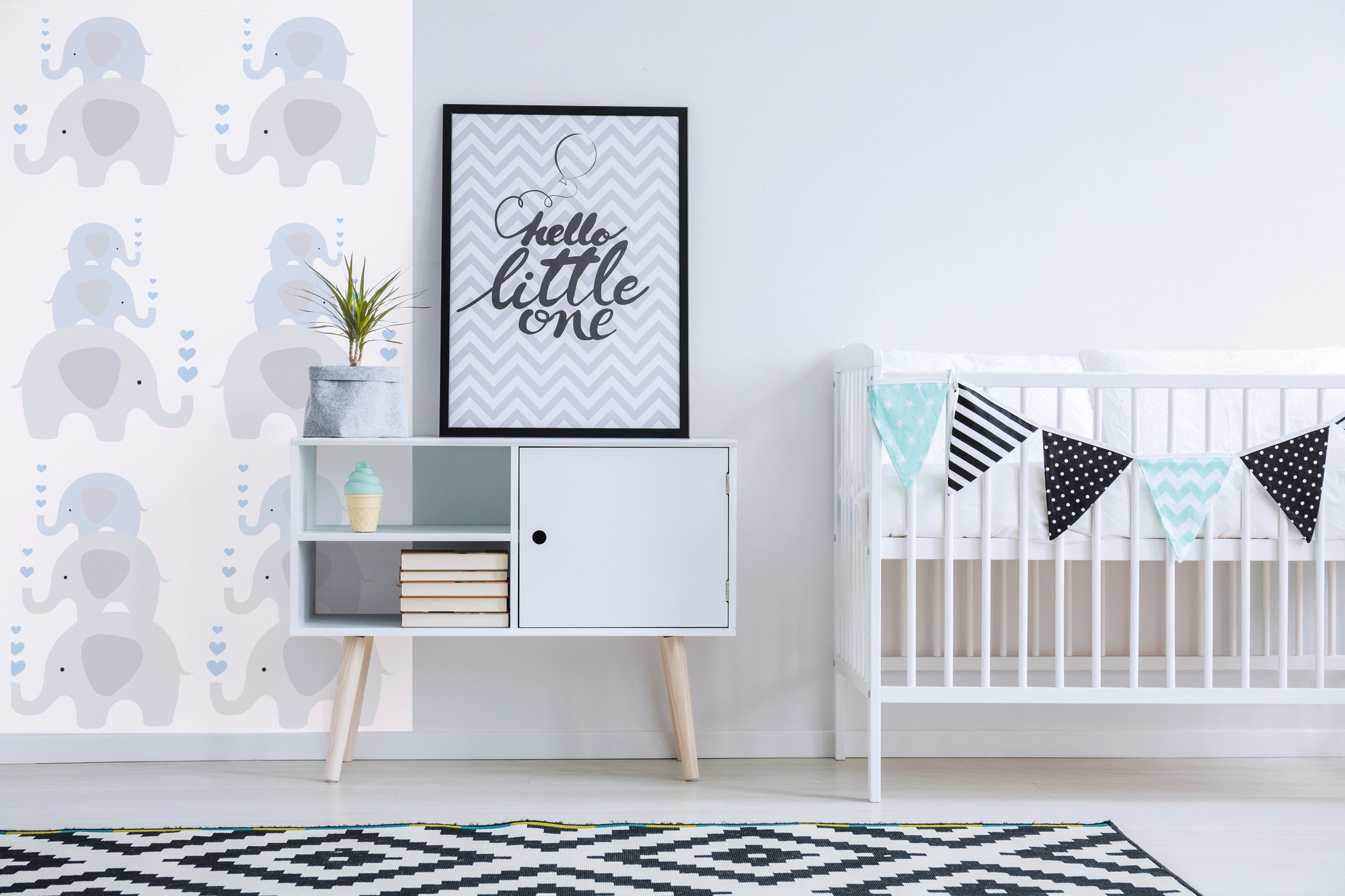 A.S. Création Vliestapete »Little Love«, Motiv-abstrakt-naturalistisch, Kindertapete Tapete Tier Tapeten Kinderzimmer Schlafzimmer Design Büro