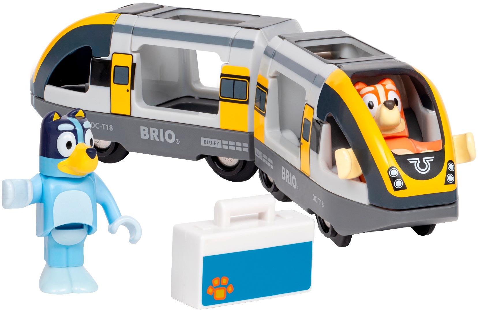 BRIO® Spielzeug-Zug »BRIO® WORLD, Bluey Reisezug (36147)«