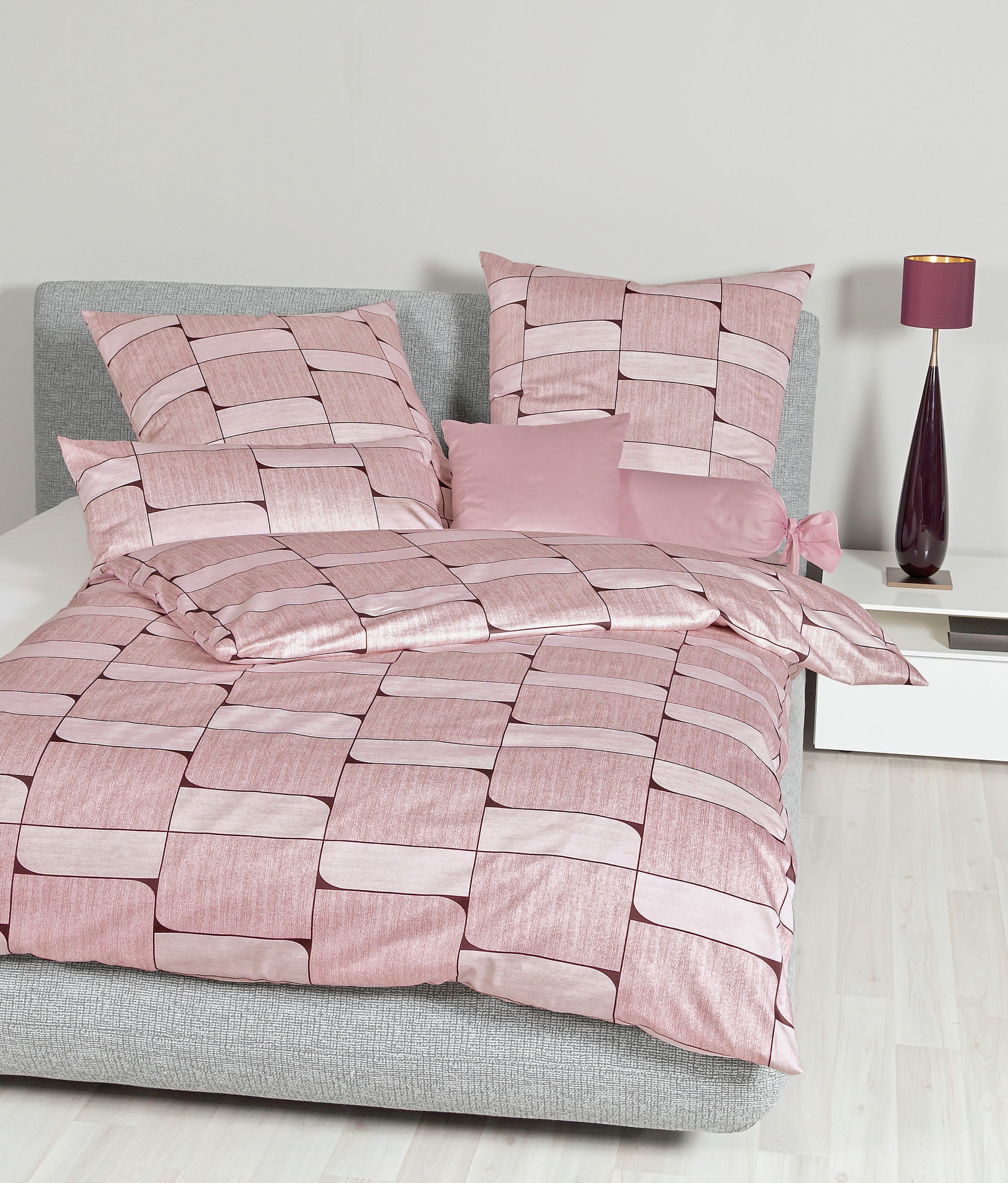 Janine Bettwäsche "MILANO 45055" 2 Stk. tlg. mit Reißverschluss günstig online kaufen