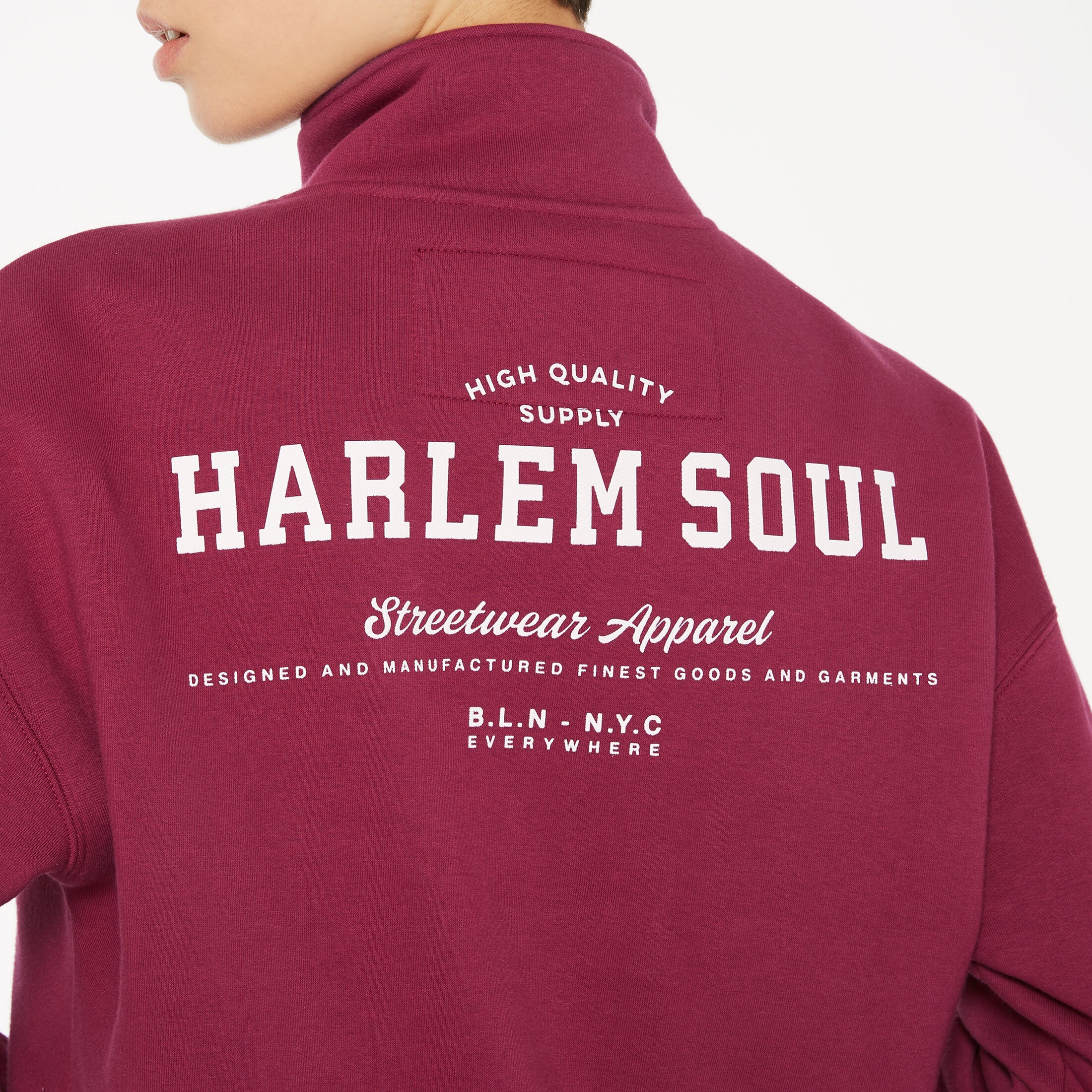Harlem Soul Sweater, mit überschnittenen Schultern