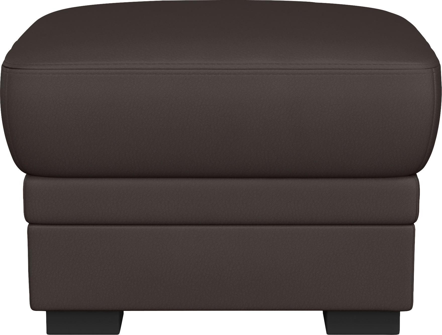 Hocker COTTA "Marcus", braun (mud), B:68cm H:45cm T:68cm, 64% Polyurethan, 25% Polyester, 11% Baumwolle, Hocker, Hocker, mit Stauraum 2