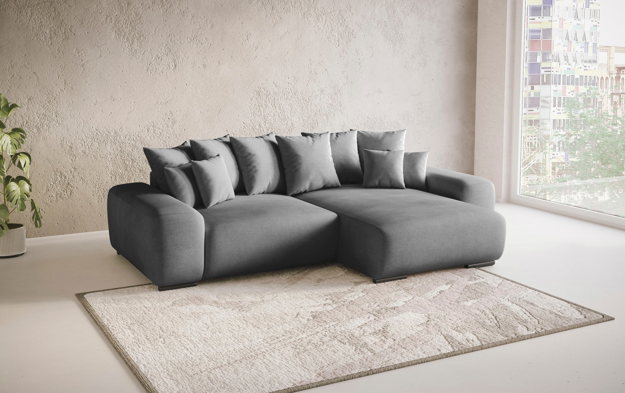 Mr. Couch Ecksofa "Sundance L-Form", Dauerschläfer mit EasyBett-Schlaffunkt günstig online kaufen