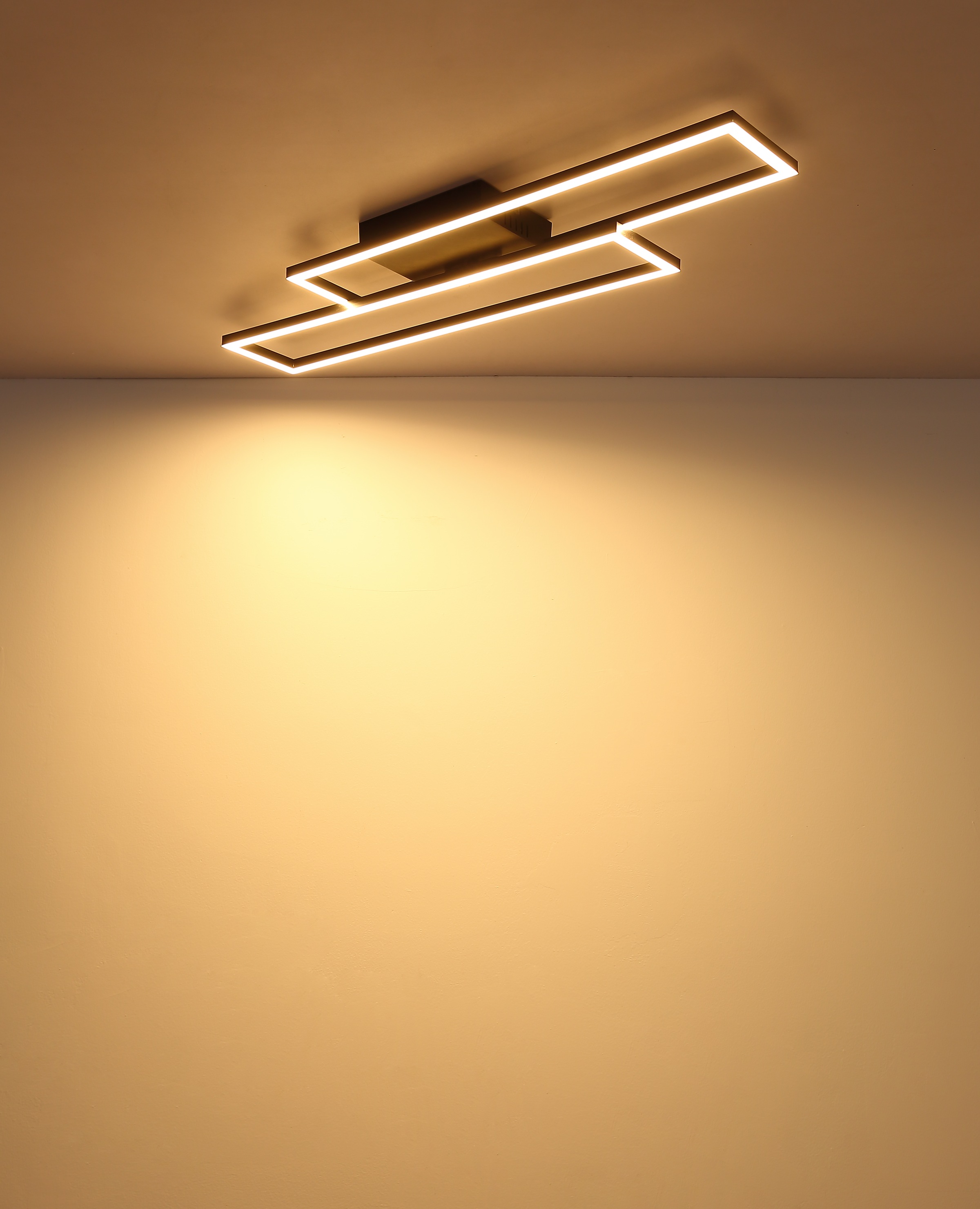 GLOBO LIGHTING Deckenleuchte »TATJANA« LED-Modul 1 Stk. Warmweiß Deckenlampe Wohnzimmer-Leuchte Schlafzimmer-Leuchte Flur Küche