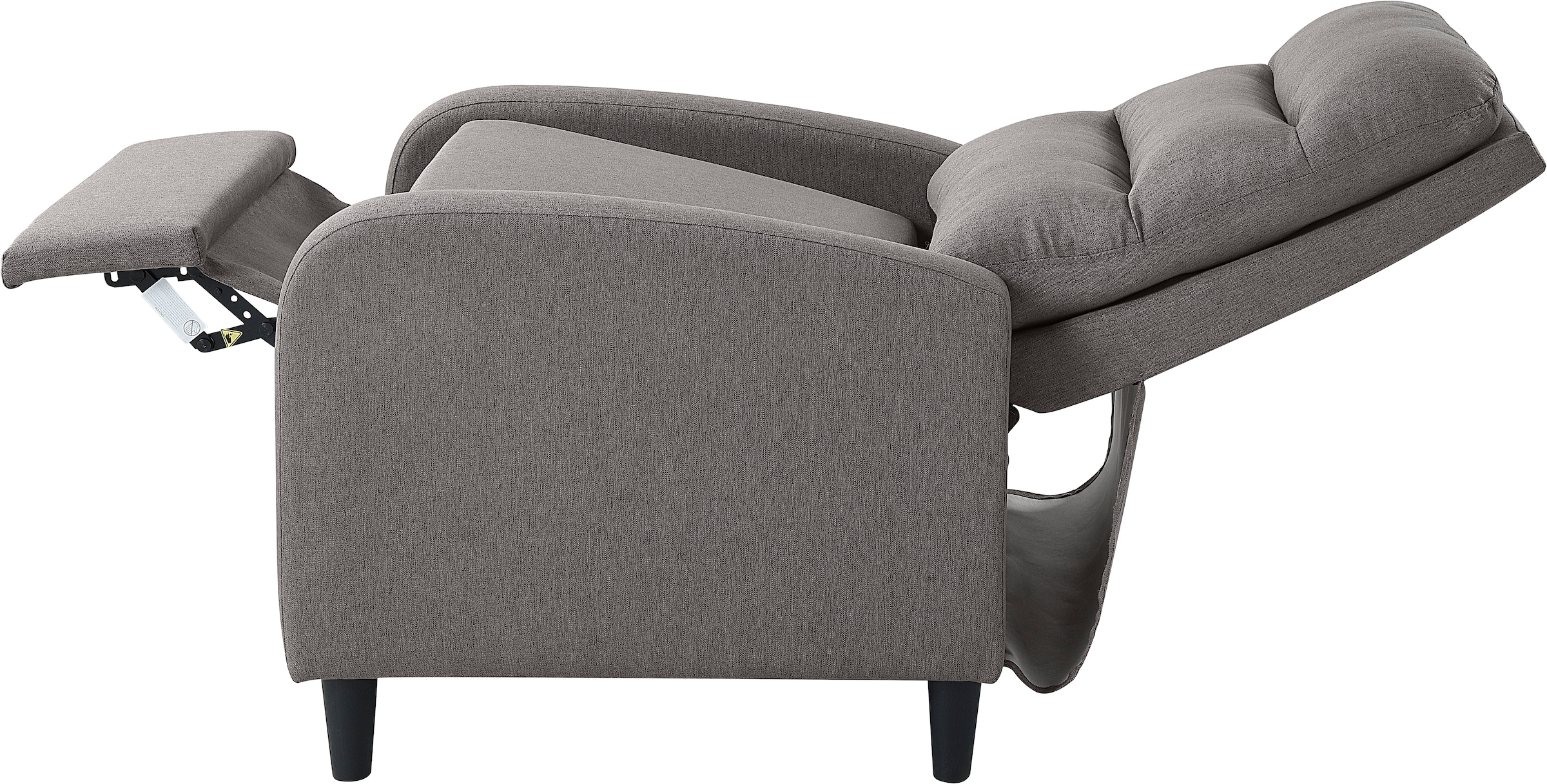 ATLANTIC home collection Relaxsessel »Tiago«, mit Körperdruck aktivierbarer Relaxfunktion, Wellenunterfederung