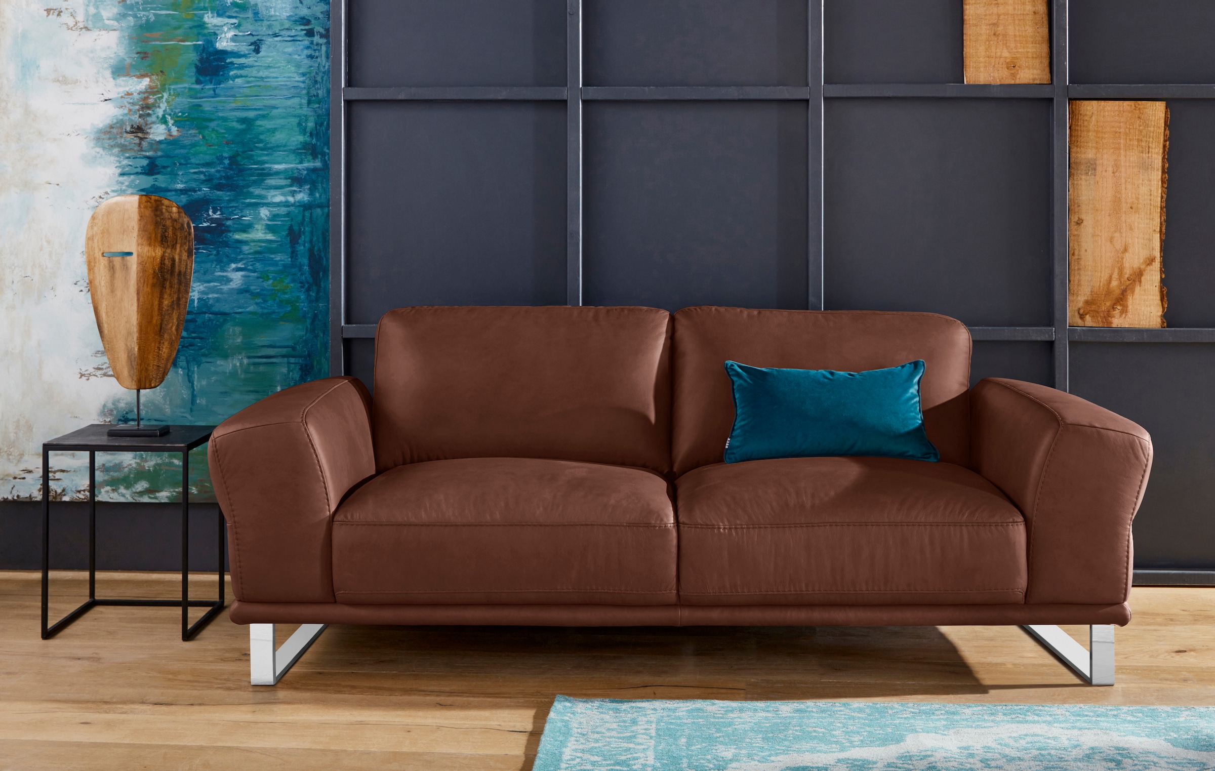 W.SCHILLIG 2,5-Sitzer "montanaa" mit Metallkufen in Chrom glänzend, Breite günstig online kaufen