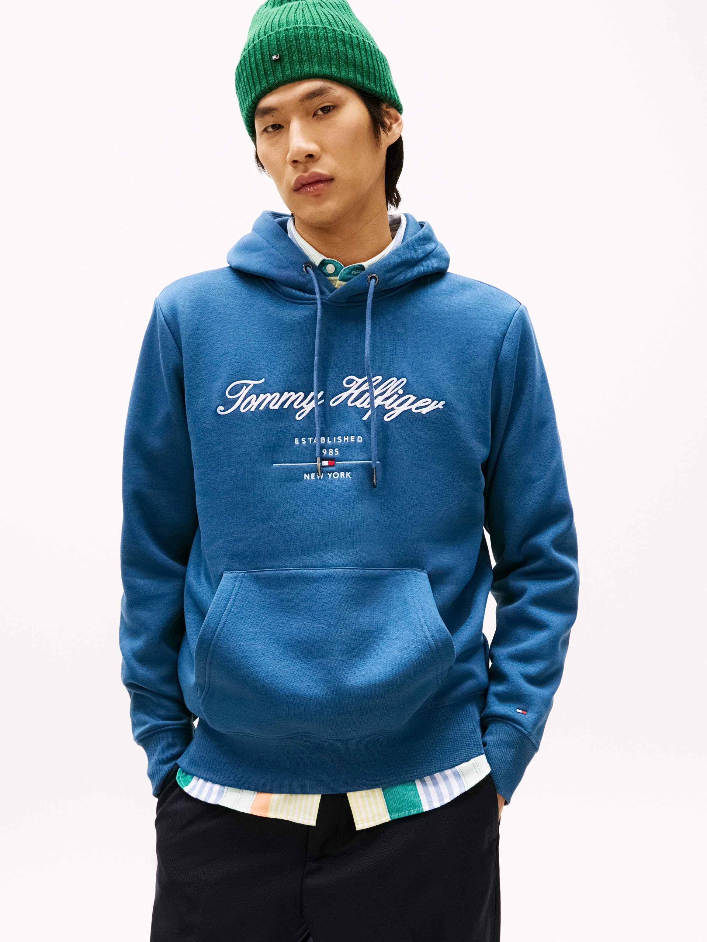 Tommy Hilfiger Hoodie "SCRIPT LOGO HOODY", mit aufgesticktem Logo günstig online kaufen