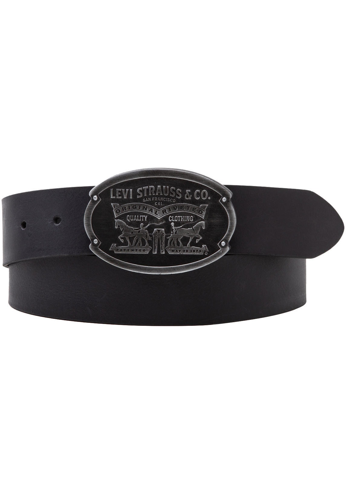 Levis Ledergürtel "Billy Plaque Belt" mit markanter Koppelschließe günstig online kaufen