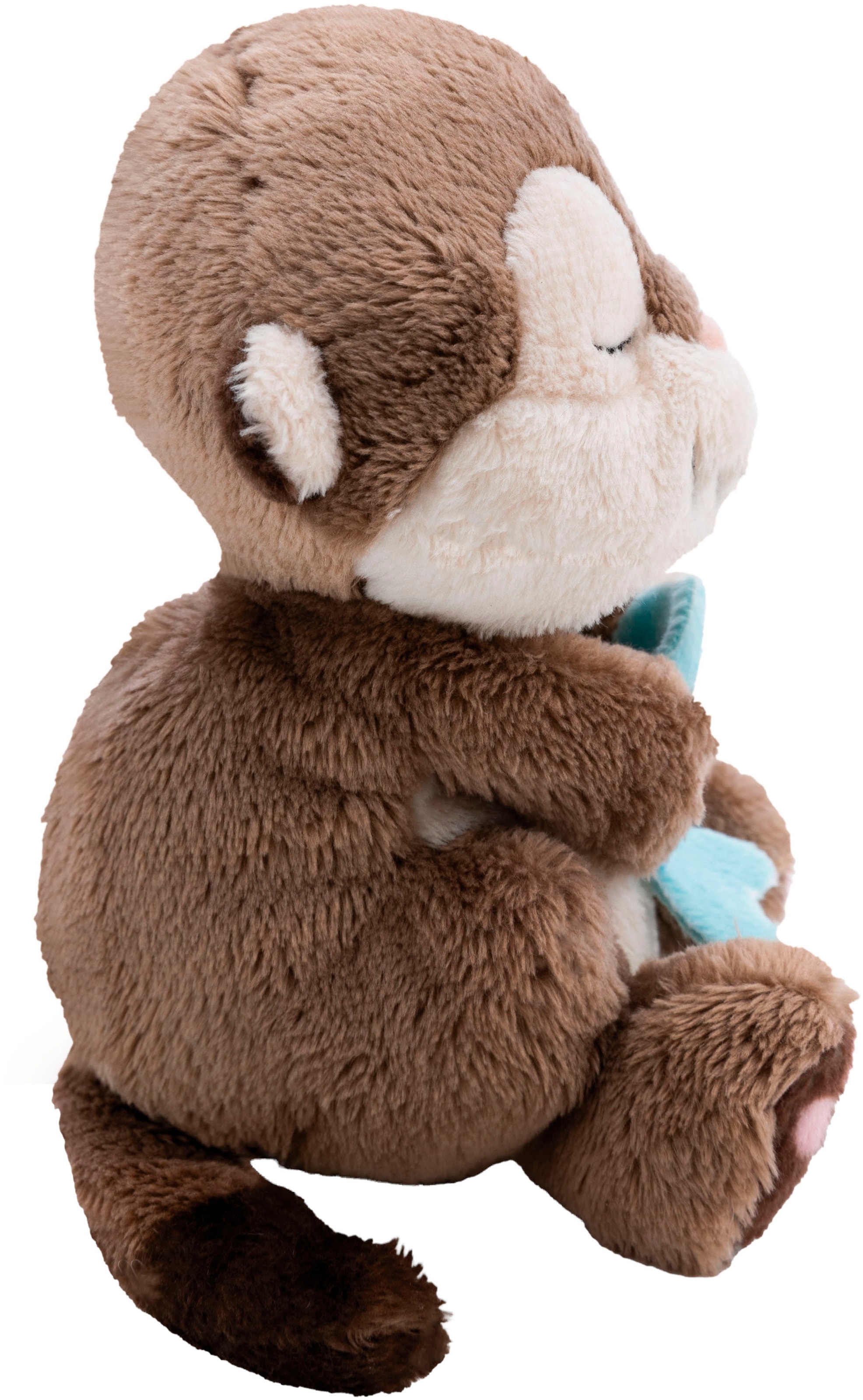 Nici Kuscheltier »Sleeping Pets, Otter mit Fisch 12cm schlafend im Körbchen«