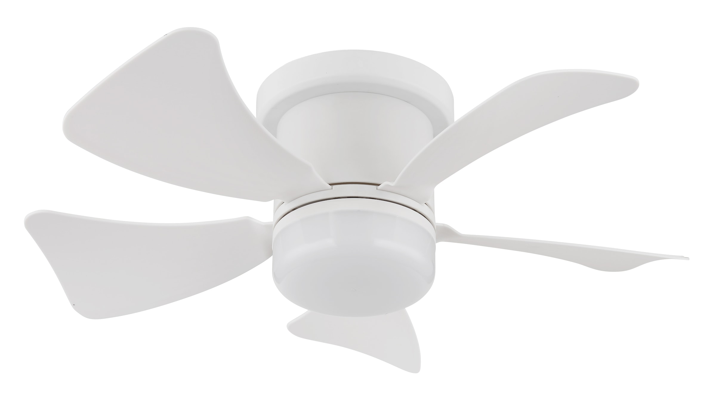 GLOBO LIGHTING Deckenleuchte »HINES« LED-Modul 1 Stk. warmweiß - kaltweiß Ventilator grau kühlen-heizen Wohnzimmer Schlafzimmer