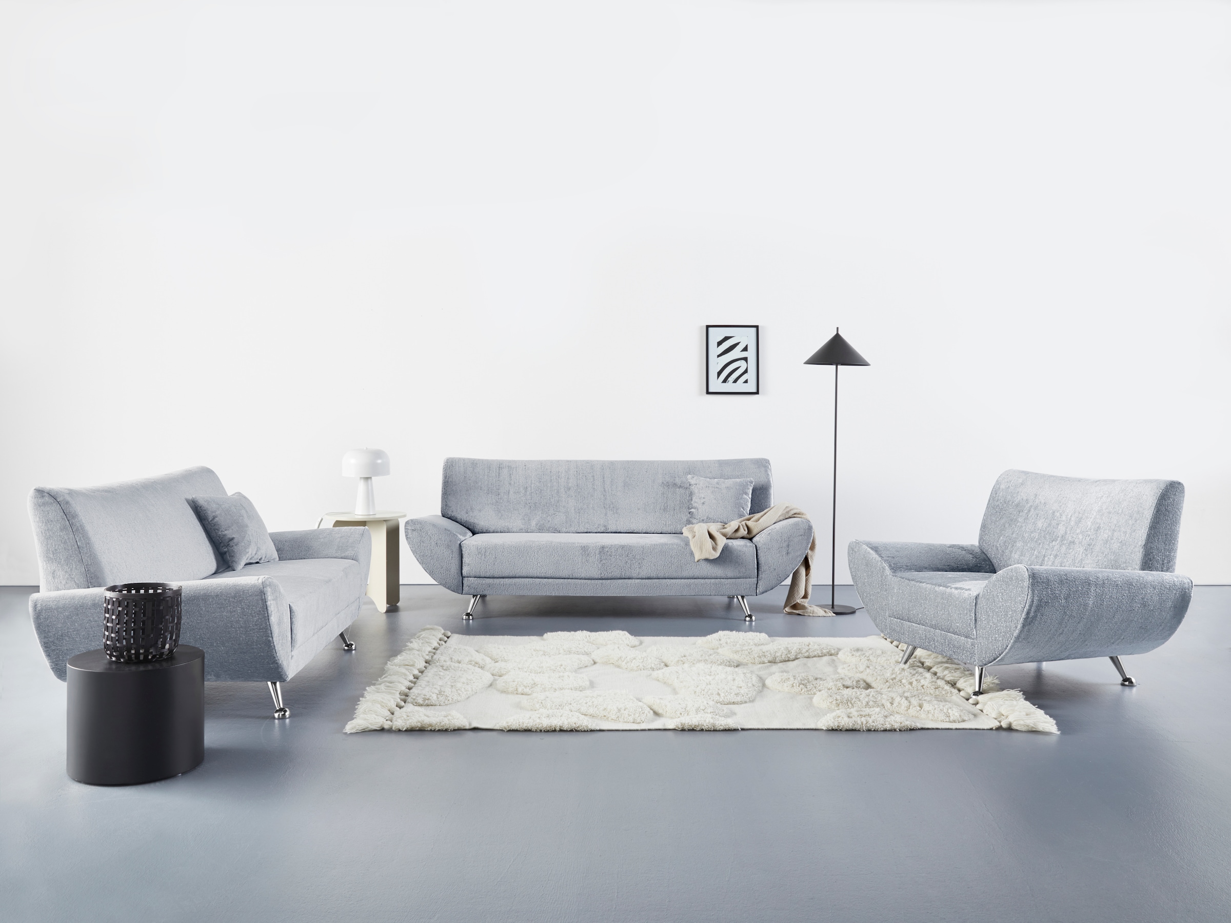 INOSIGN Polstergarnitur "Saltare elegant und komfortabel", (3 tlg.) günstig online kaufen