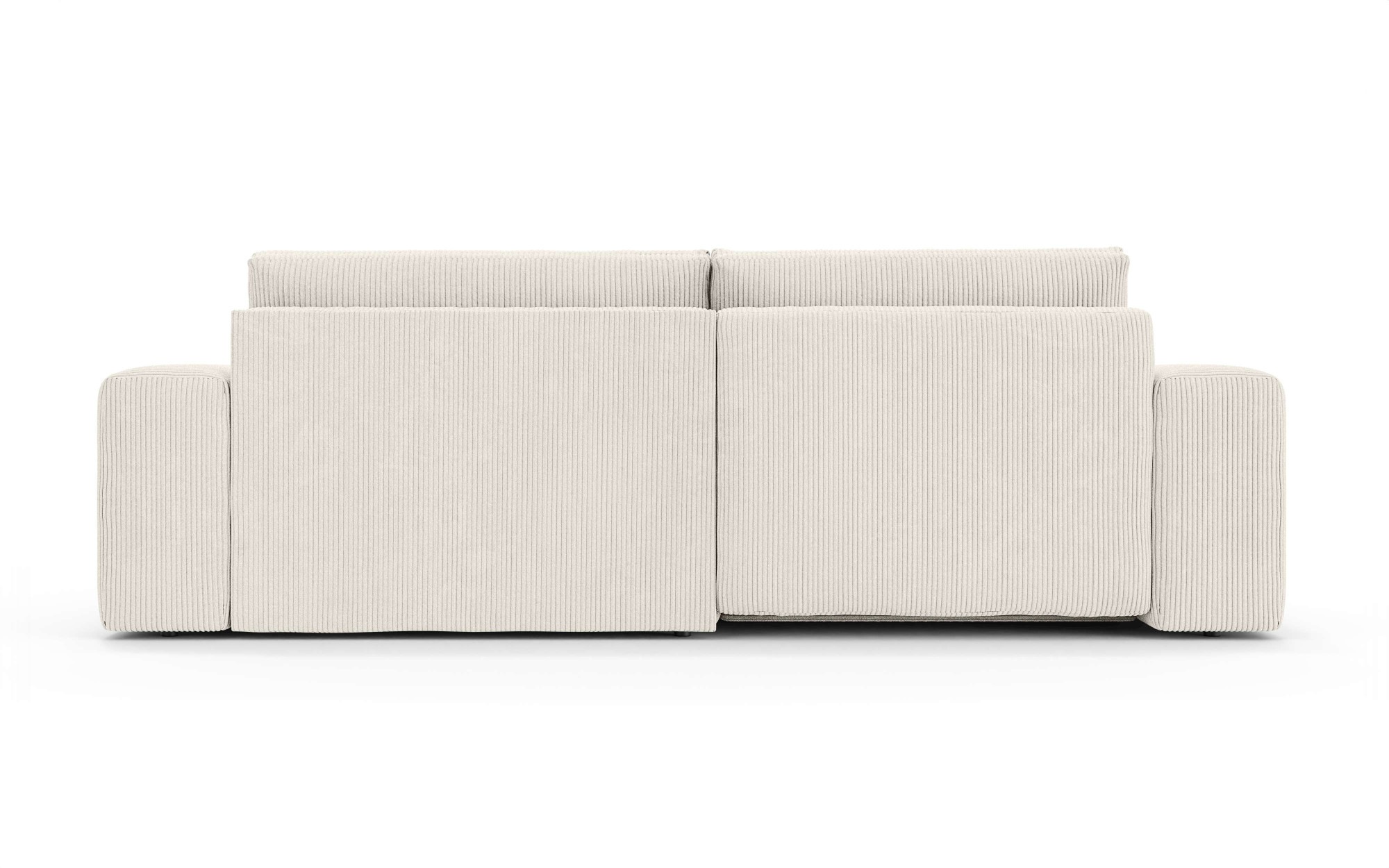 OTTO home Ecksofa »MATTS Schlafsofa mit Bettkasten, Maße B/T/H: 265/159/89 cm«, L-Form mit Recamiere rechts oder links, hoher Sitzkomfort