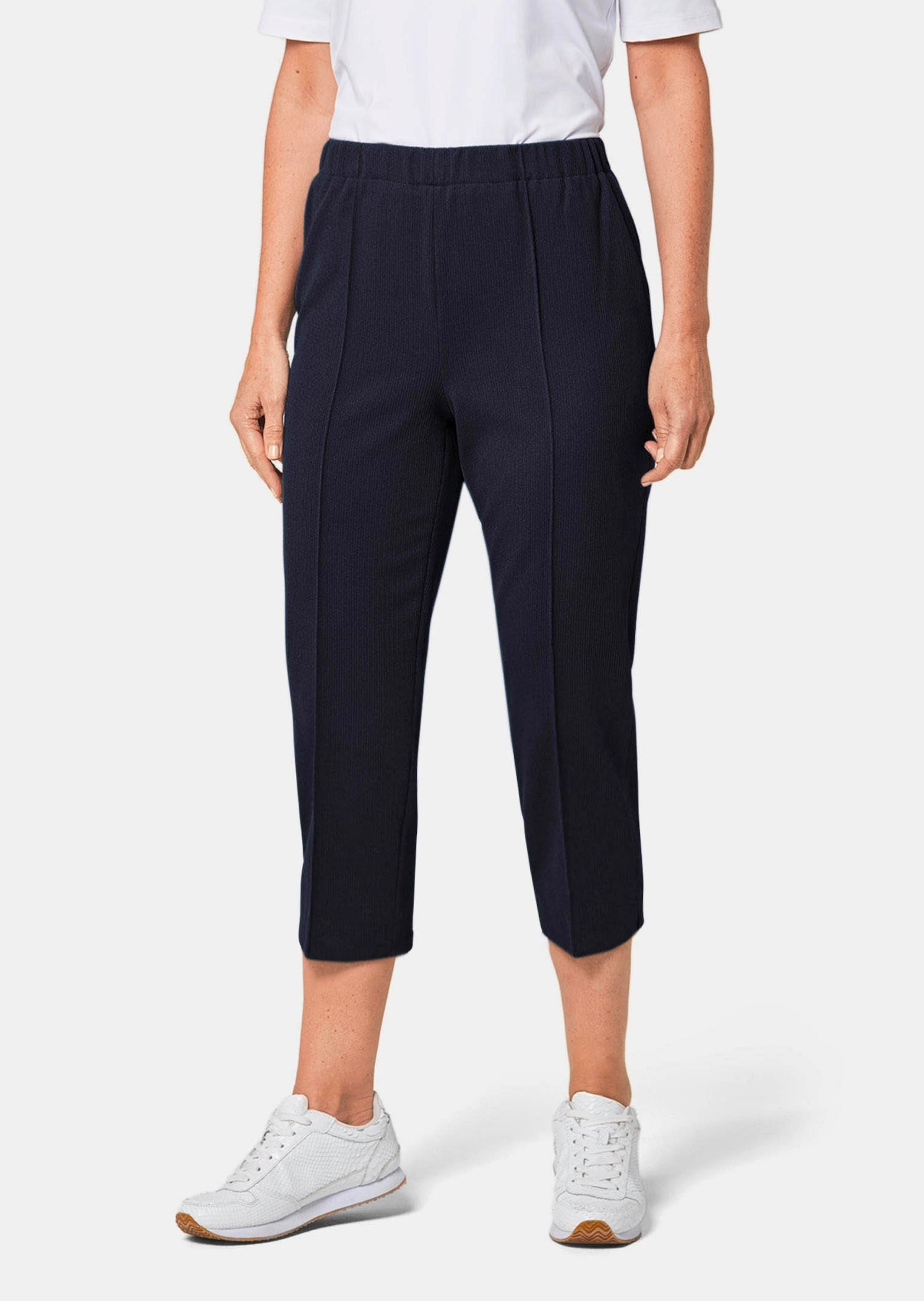 GOLDNER Caprihose "Trageangenehme 7/8-Rippenhose" günstig online kaufen