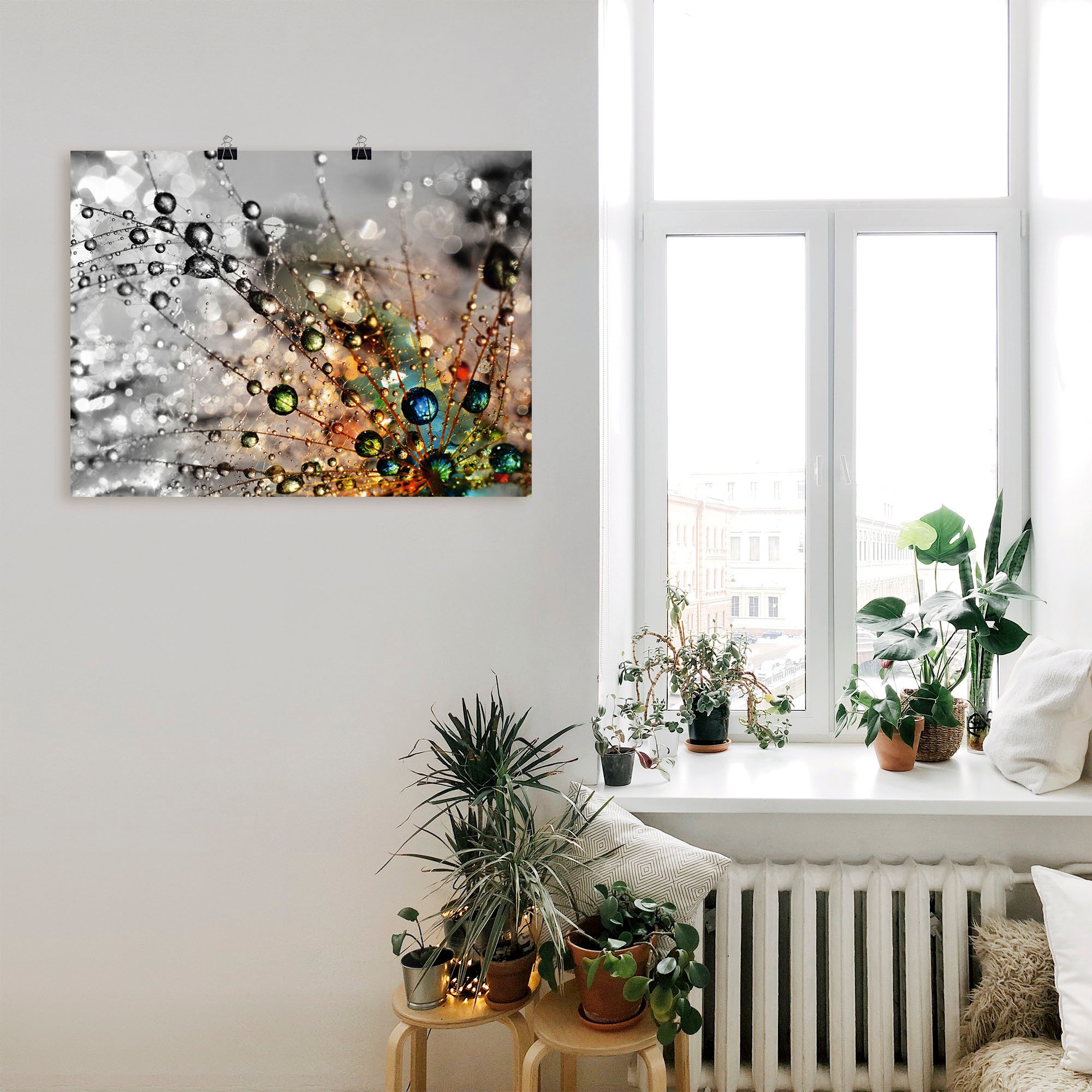 Artland Wandbild "Farbenfrohe Natur" Blumen 1 Stk. tlg. als Alubild, Leinwa günstig online kaufen