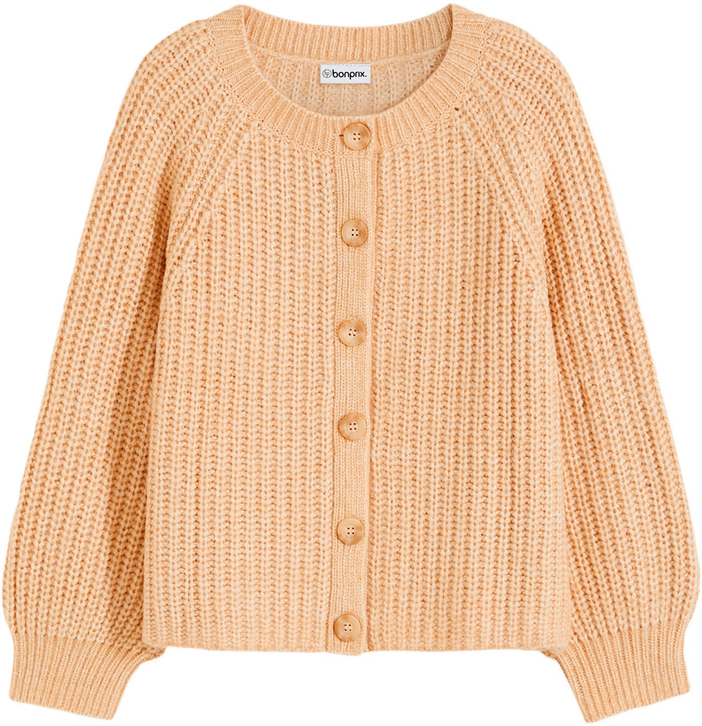 bonprix Strickjacke »Oversize-Strickjacke« Oversize-Schnitt, lockere Passform, modischer Stil, mit Knopfleiste