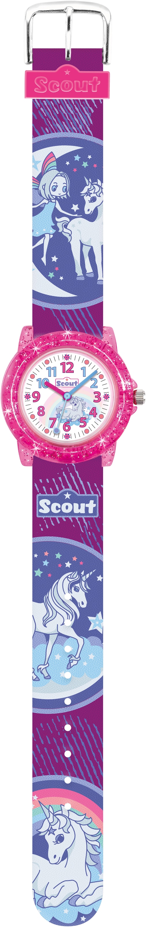 Scout Quarzuhr »Crystal« Armbanduhr Kinderuh...