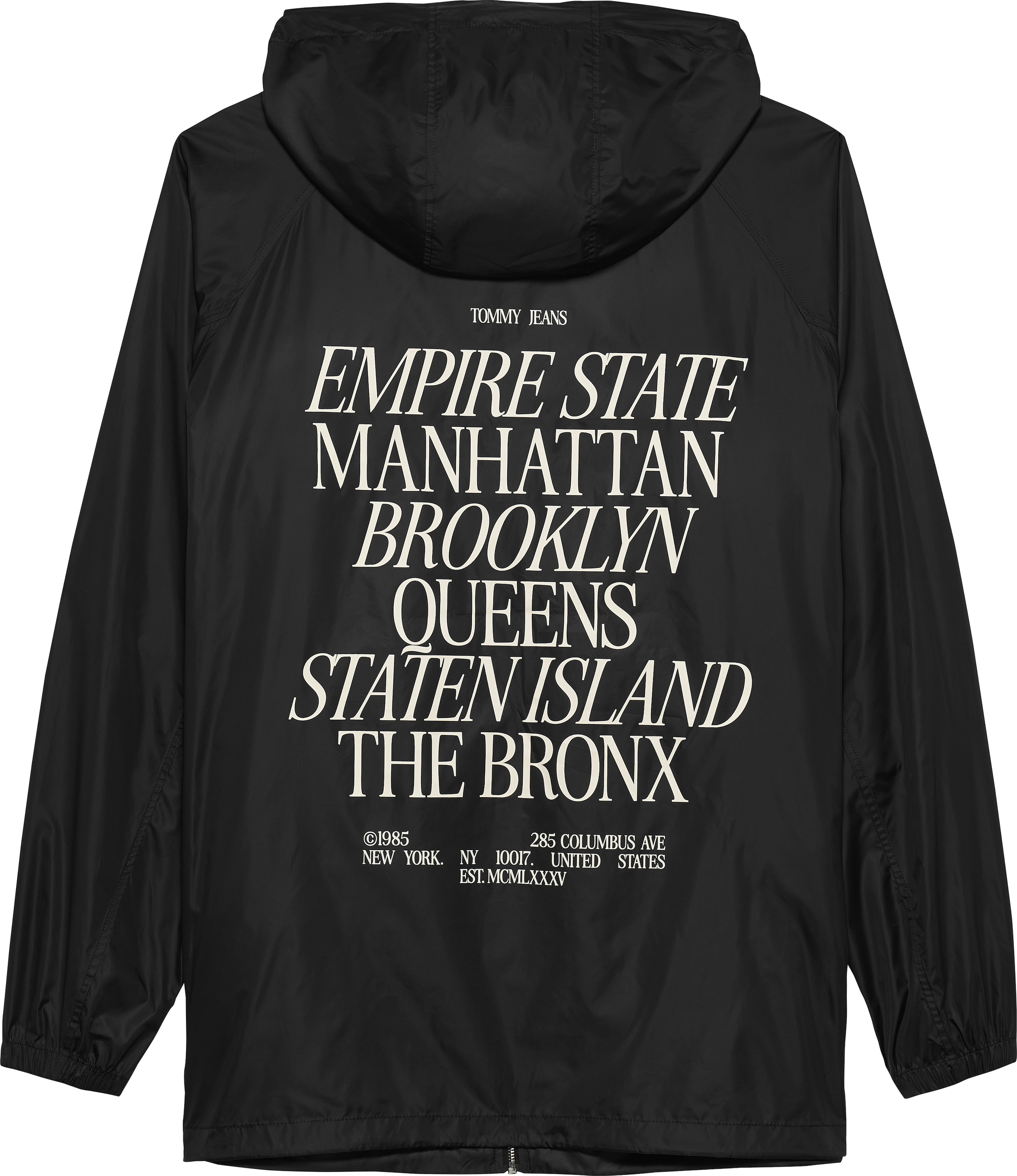 Tommy Jeans Windbreaker »TJM WINDBRKR BOROUGHS JACKET«, mit Kapuze, Mit Rundhalsausschnitt