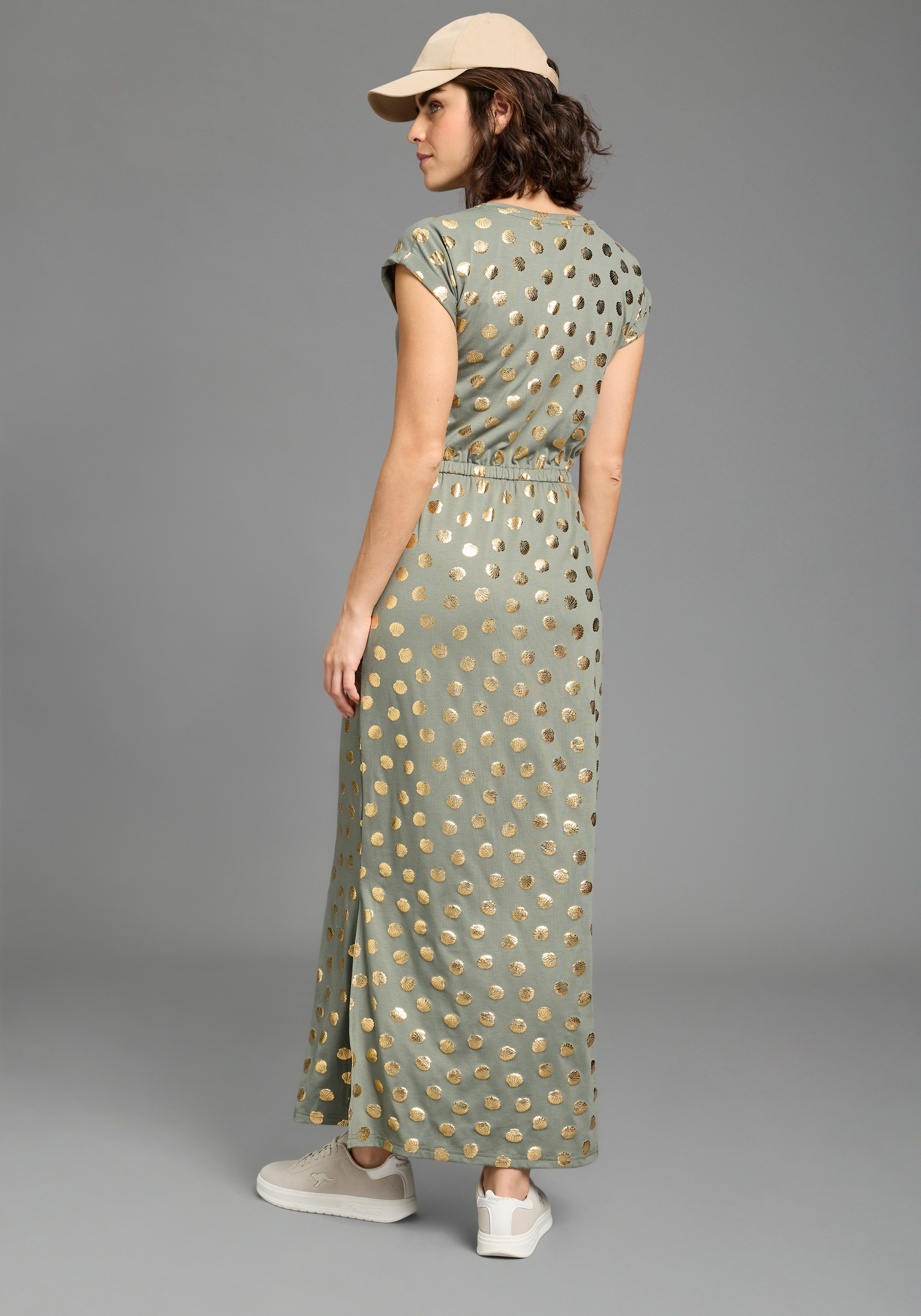 KangaROOS Maxikleid Eingrifftaschen knöchellang, für Casualmode und Streetw günstig online kaufen