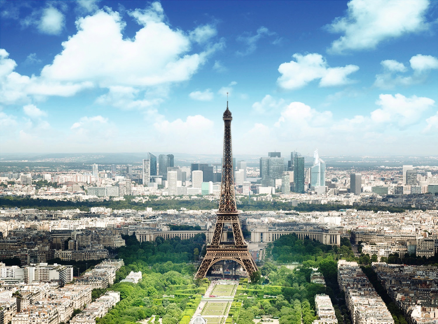 Papermoon Fototapete "Eiffel Tower"