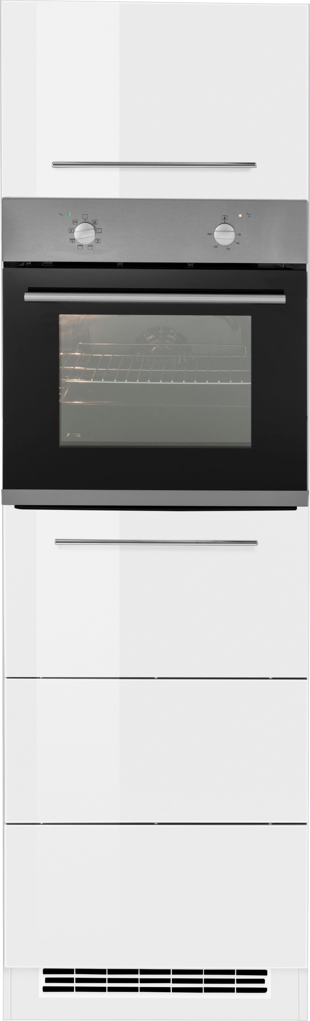 KOCHSTATION "KS-Wien" 60 cm breit, für autarken Backofen und Einbaukühlschrank
