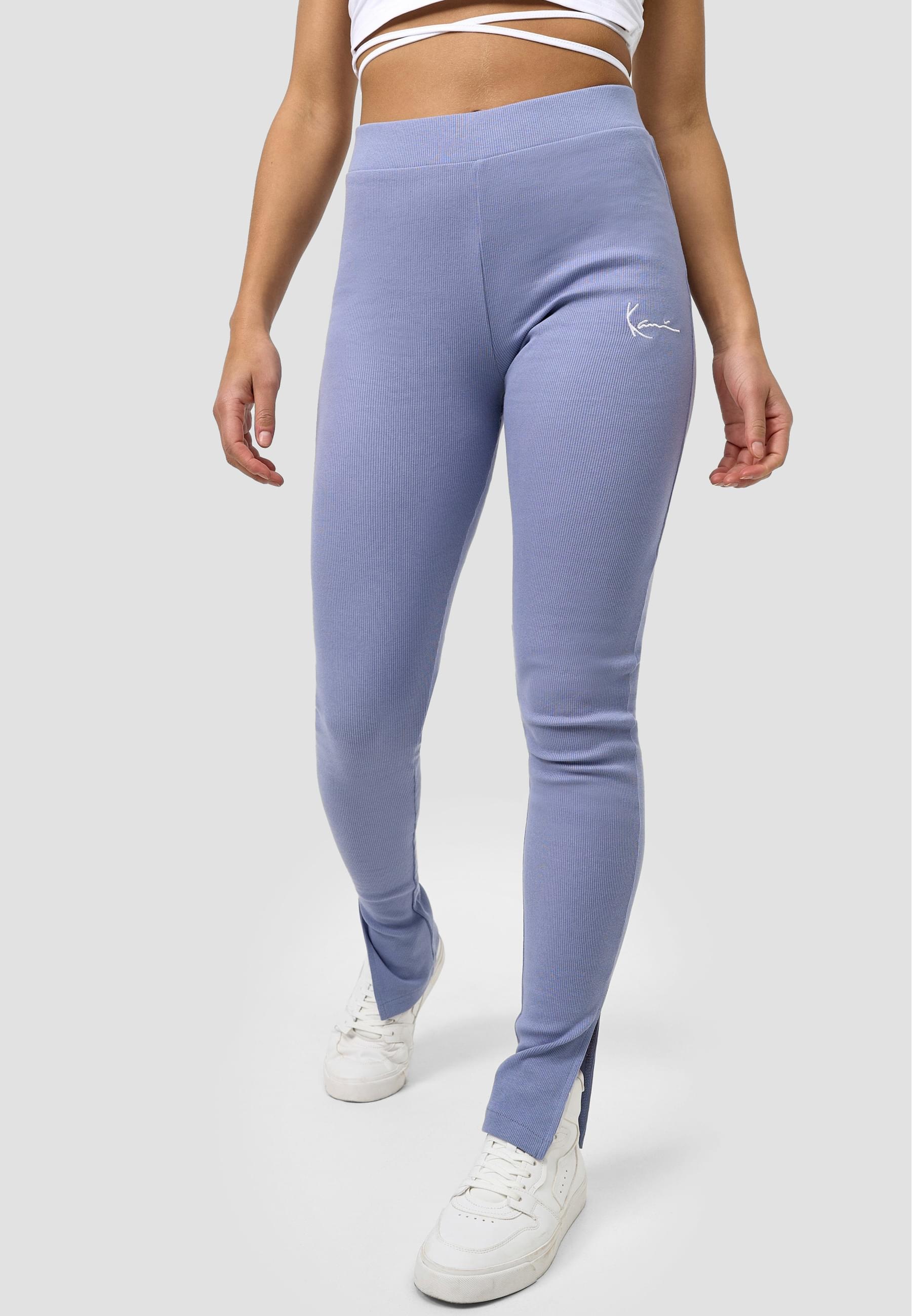 Karl Kani Leggings »Karl Kani Damen KW221-023-1 Small Signature Slit Rib Leggings«, (1 tlg.)