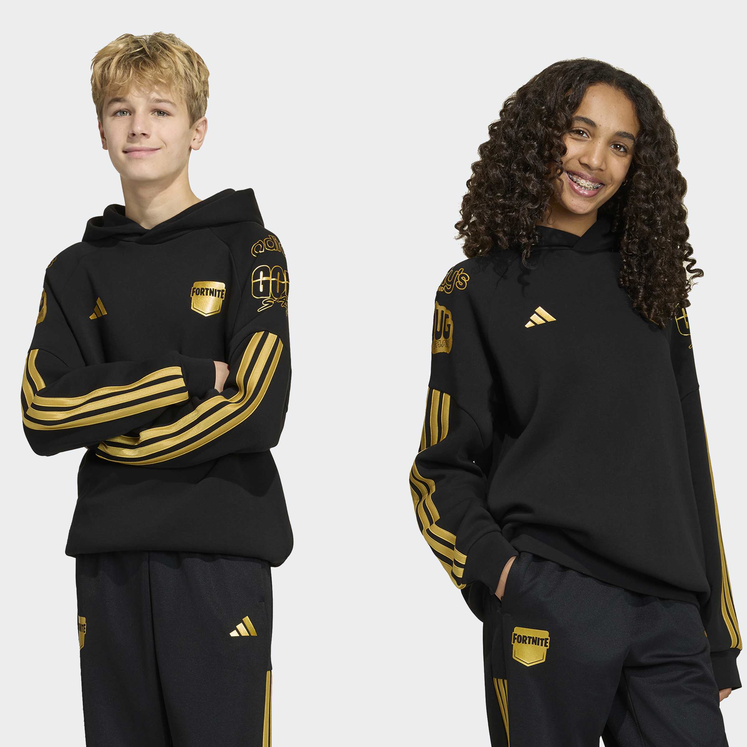 adidas Sportswear Kapuzensweatshirt "ADIDAS X FORTNITE HOODIE", für Kinder, mit Kapuze, ohne Verschluss