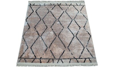Paco Home Teppich »Kelim 310«, rechteckig, 18 mm Höhe, Scandi Design, Rauten Muster,... kaufen
