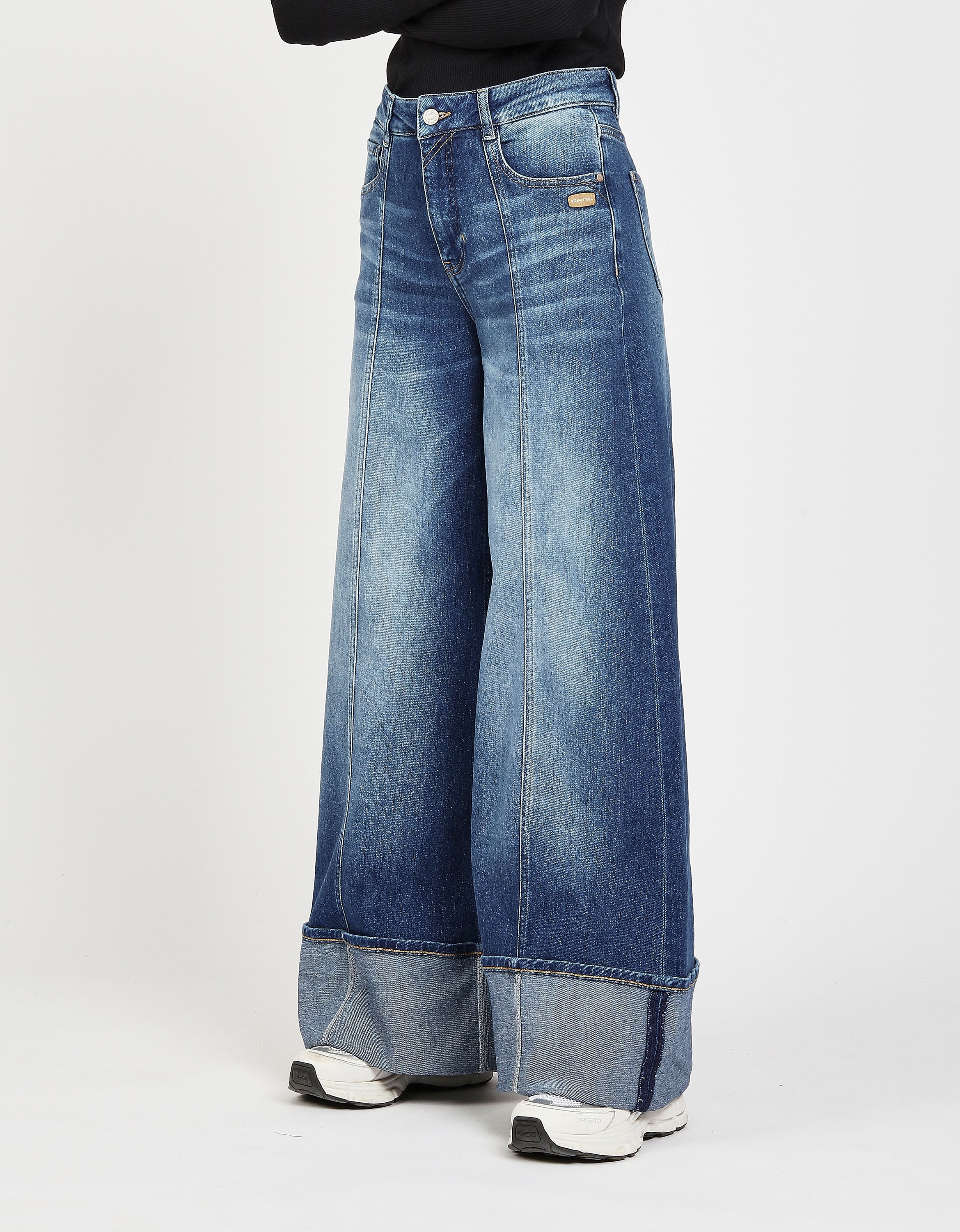 GANG Weite Jeans "GANG Jeans Wide Fit 94JENNA PALAZZO" günstig online kaufen