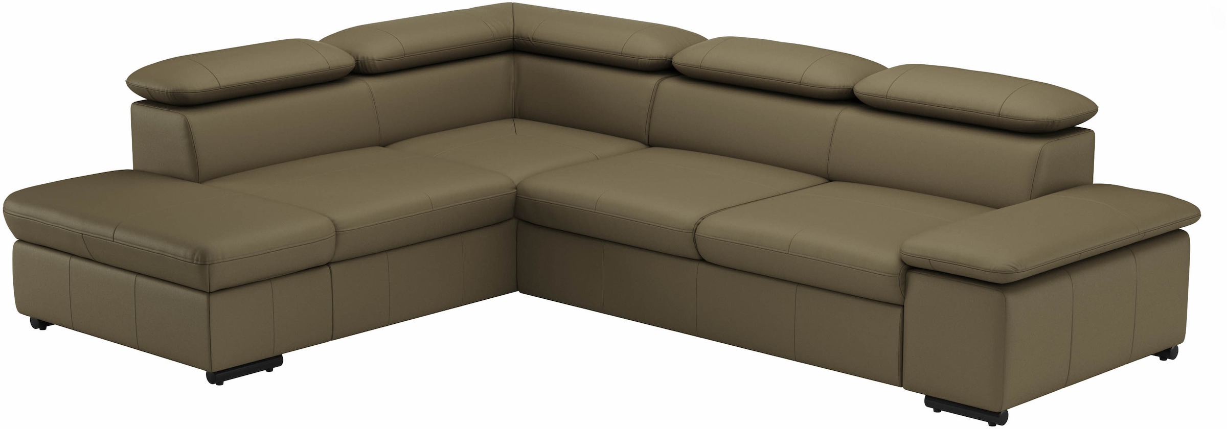 sit&more Ecksofa »Alcudia L-Form«, mit Armteilverstellung, optional Kopfteilverstellung und Bettfunktion