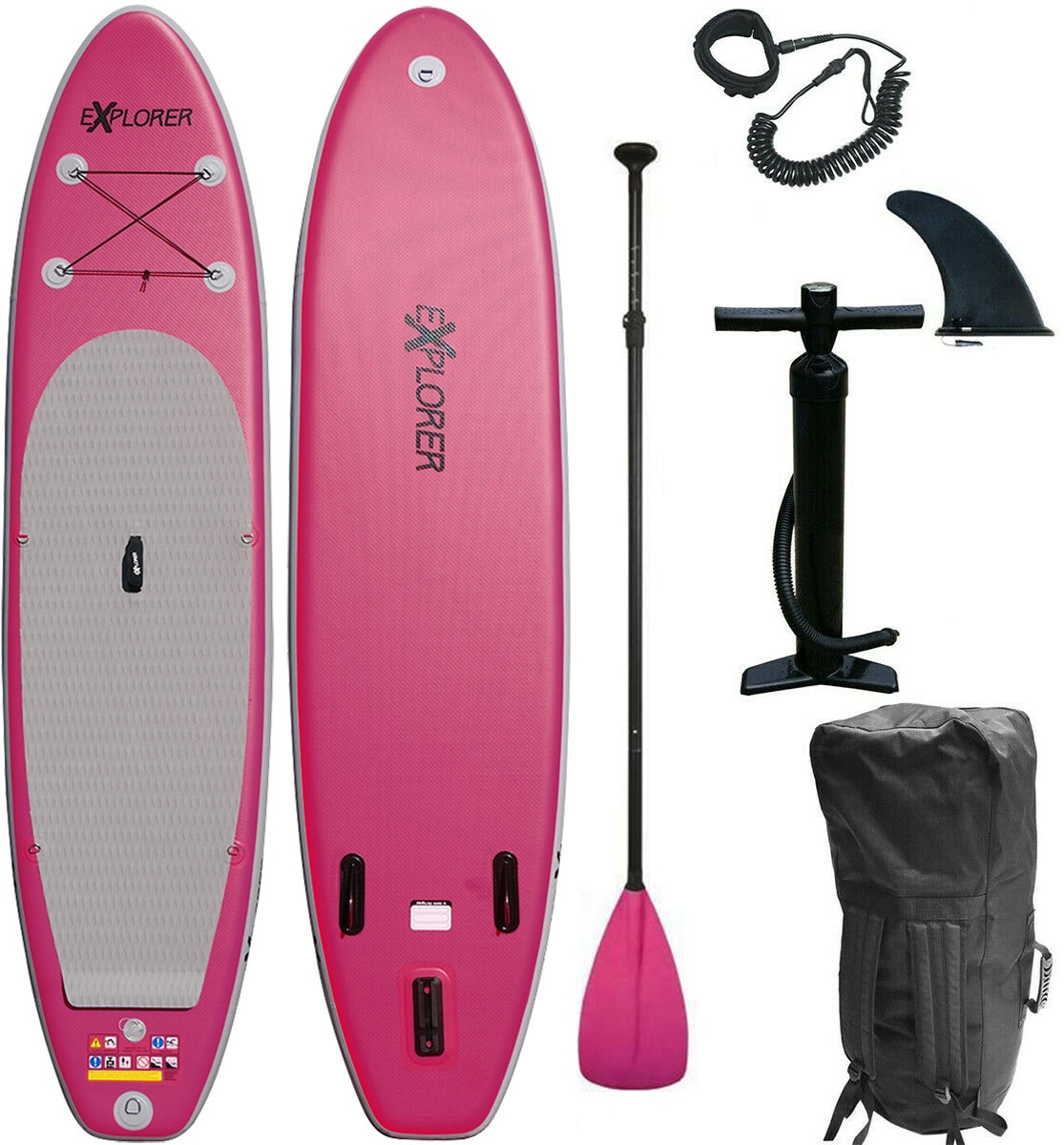 EXPLORER SUP-Board "EXPLORER 320", (mit Paddel, Pumpe und Transportrucksack)