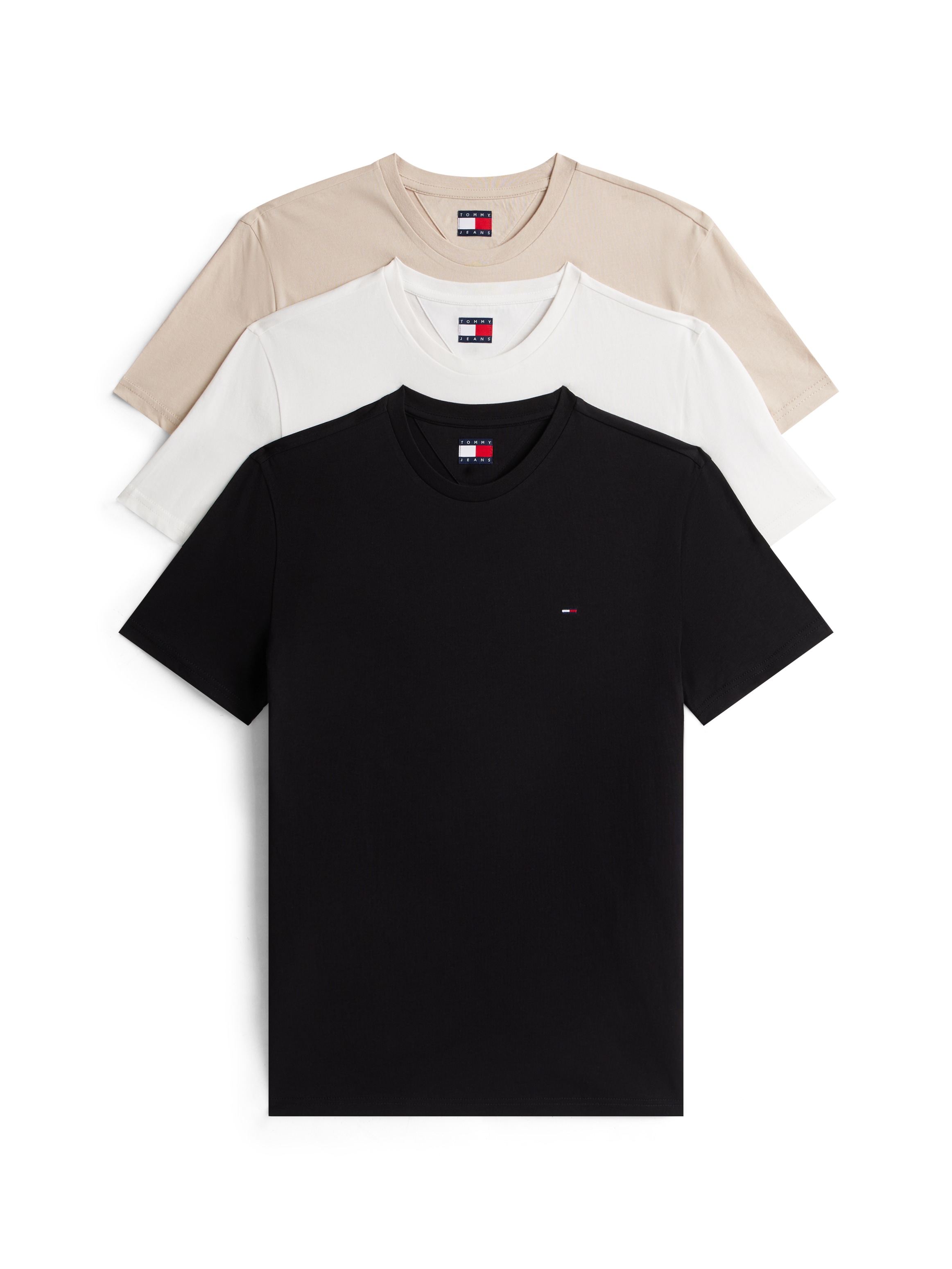 Tommy Jeans "TJM EXTRA SLIM 3 PACK" Packung, 3 Mit Rundhalsausschnitt günstig online kaufen