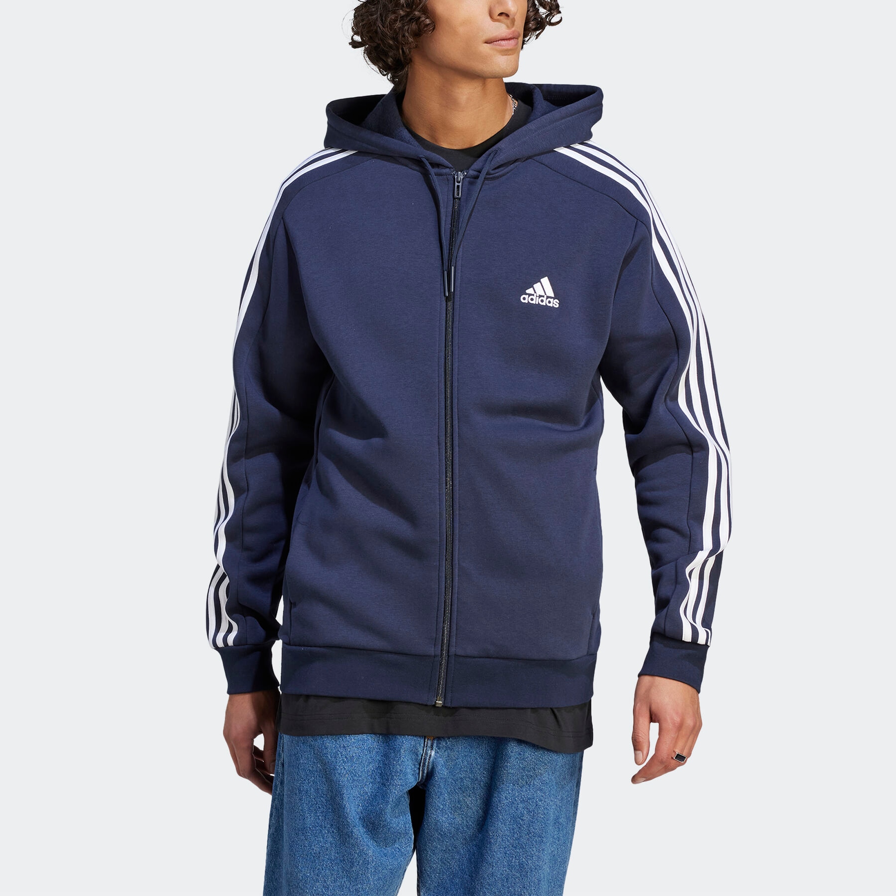 adidas Sportswear Kapuzensweatjacke »ESSENTIALS 3STREIFEN KAPUZENJACKE«