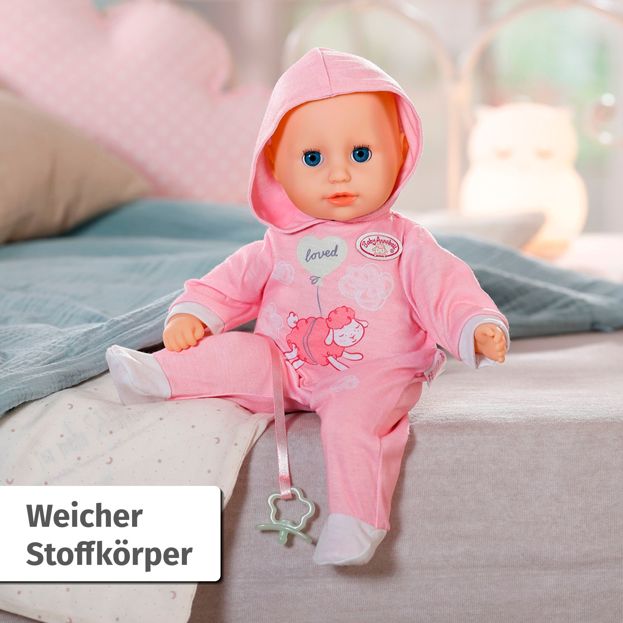 Baby Annabell Babypuppe »Hannah Spiel mit mir, 36 cm«, mit 5 lebensechten Funktionen