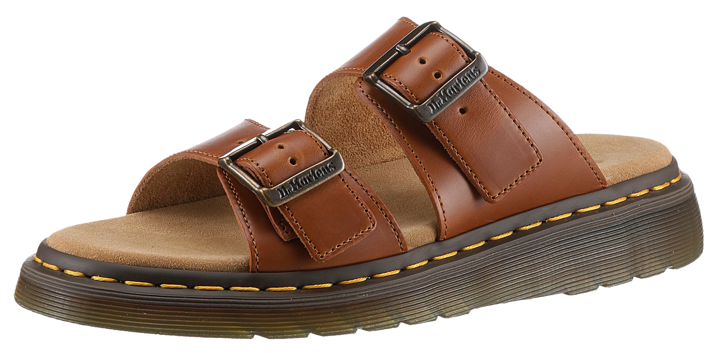 DR. MARTENS Pantolette "Josef", Sommerschuh, Schlappen mit Schnallenverschluss