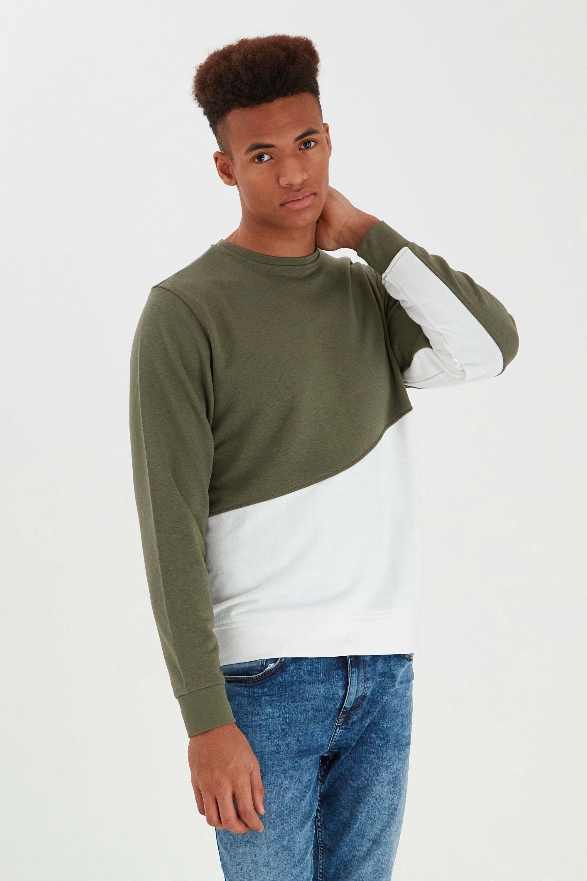 Blend Longpullover "BHSweatshirt" Sweat Pullover im Colorblock-Look günstig online kaufen
