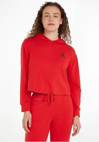 Calvin Klein Sweatshirt, Mit Logodruck und ein Kordelzug am Saum kaufen