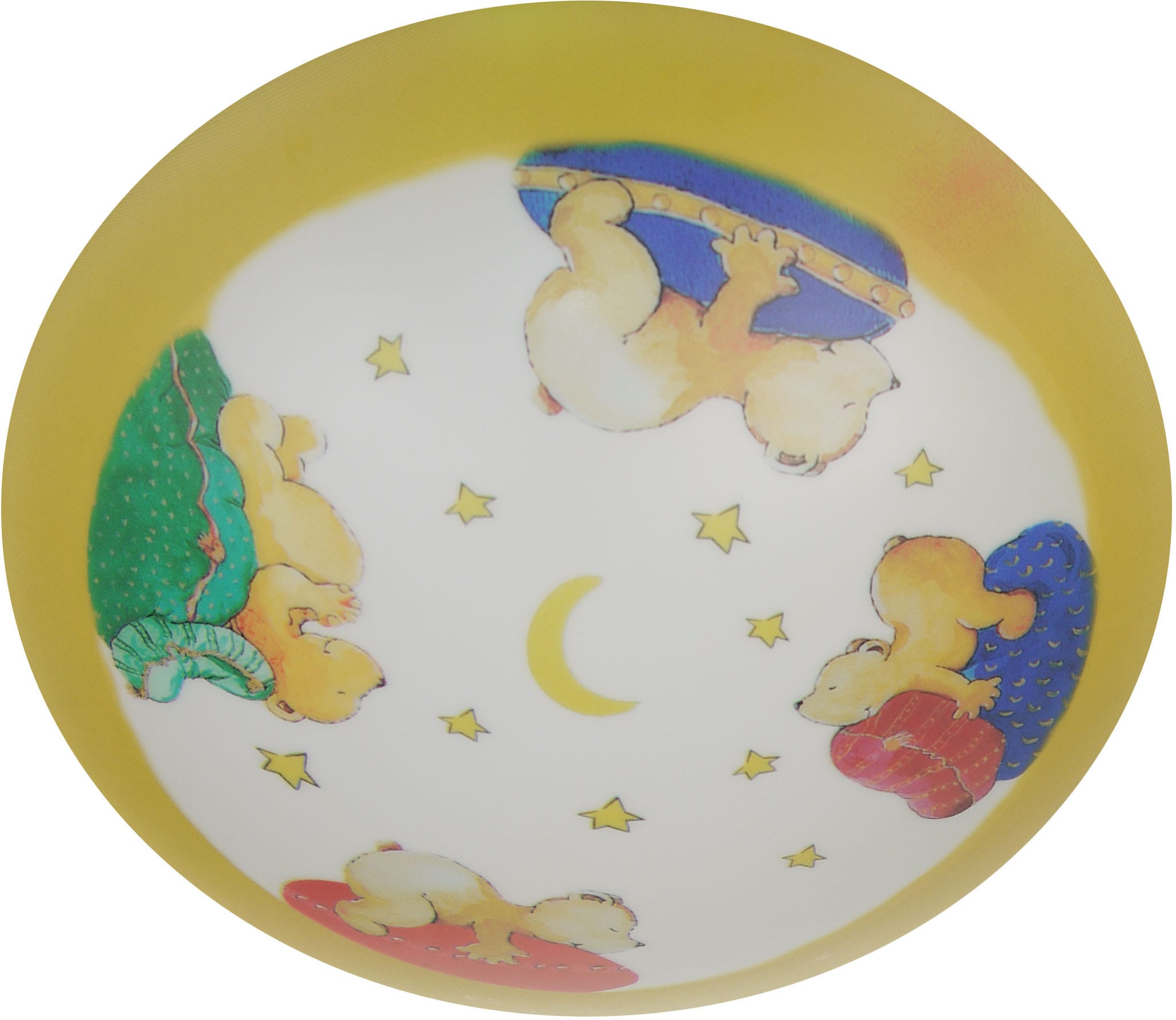 NIERMANN Deckenleuchte "Bär Berni", 2, H: 10cm, 1 Stk., bunt, Kinderzimmer, Leuchten, Deckenschale Bär Berni