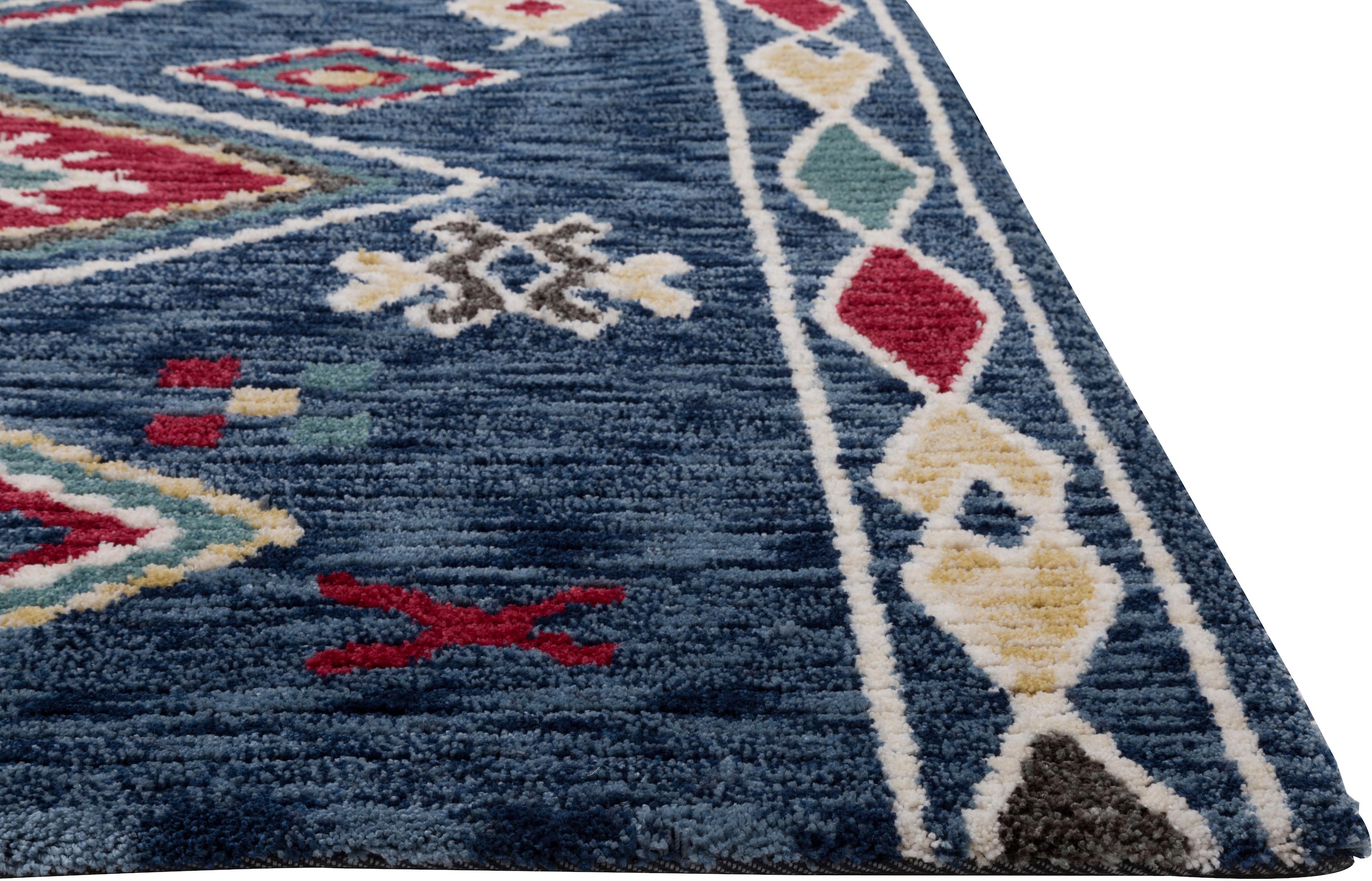 Gino Falcone Teppich »Vittoria 016« rechteckig 15 mm Höhe besonders weich durch Microfaser, ideal im Wohnzimmer & Schlafzimmer