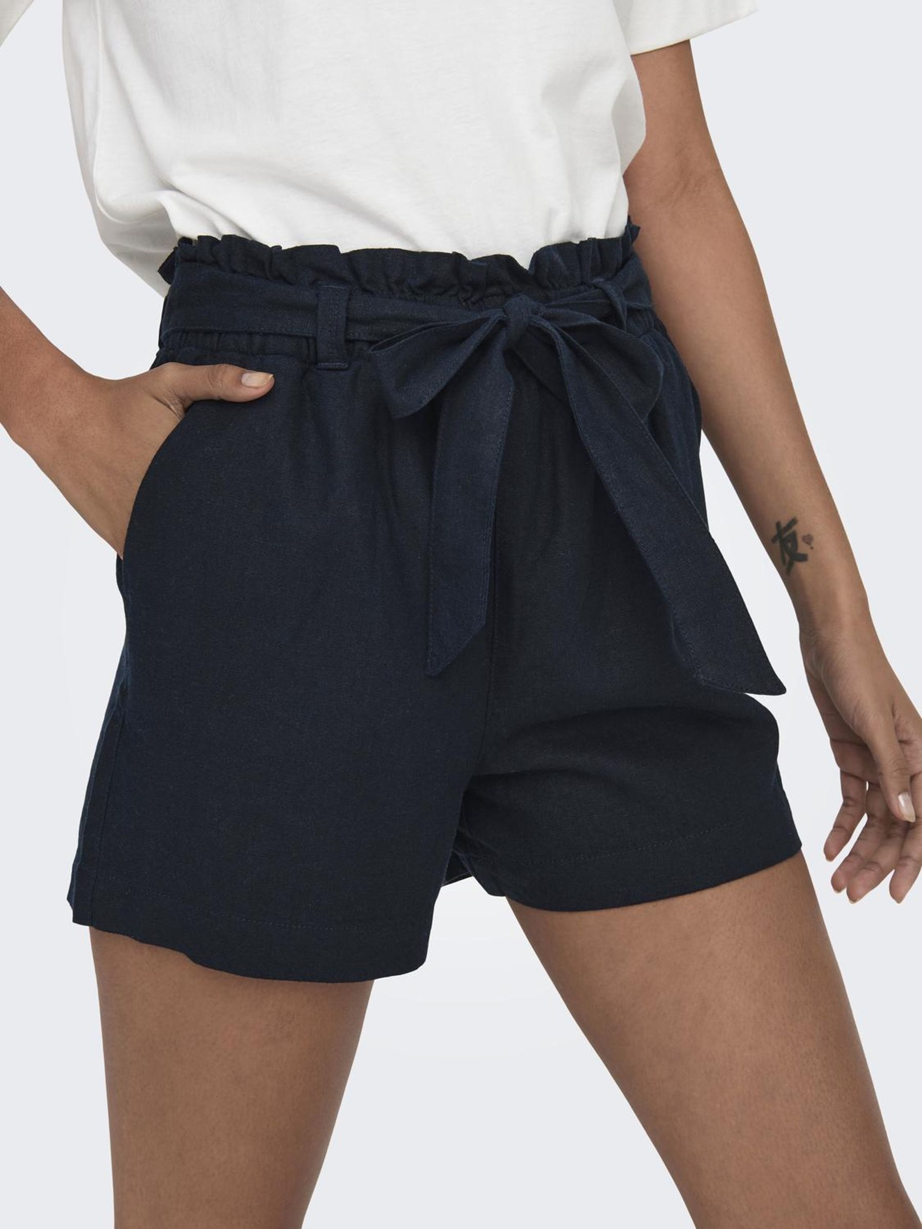 JDY Shorts "JDYSAY MW LINEN SHORTS WVN NOOS" günstig online kaufen