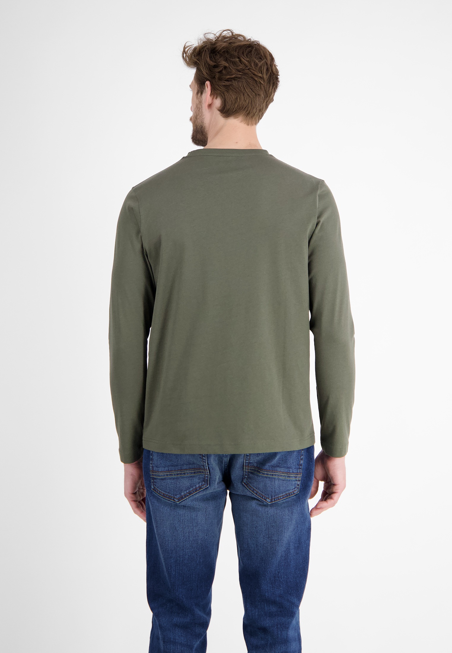 LERROS Longsweatshirt »LERROS Basic-Longsleeve«