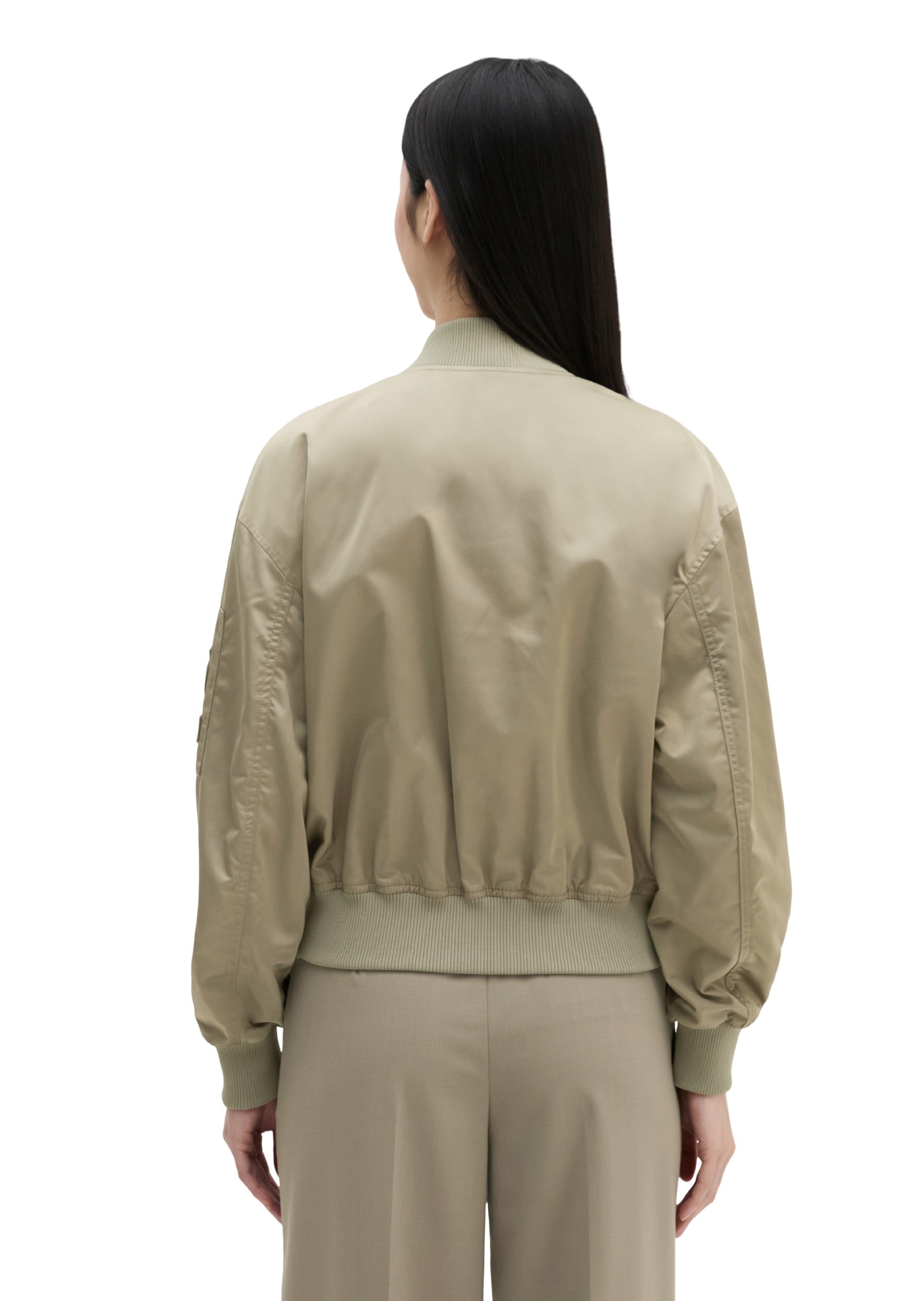 Marc O'Polo Outdoorjacke »aus recyceltem Polyester-Twill« ohne Kapuze