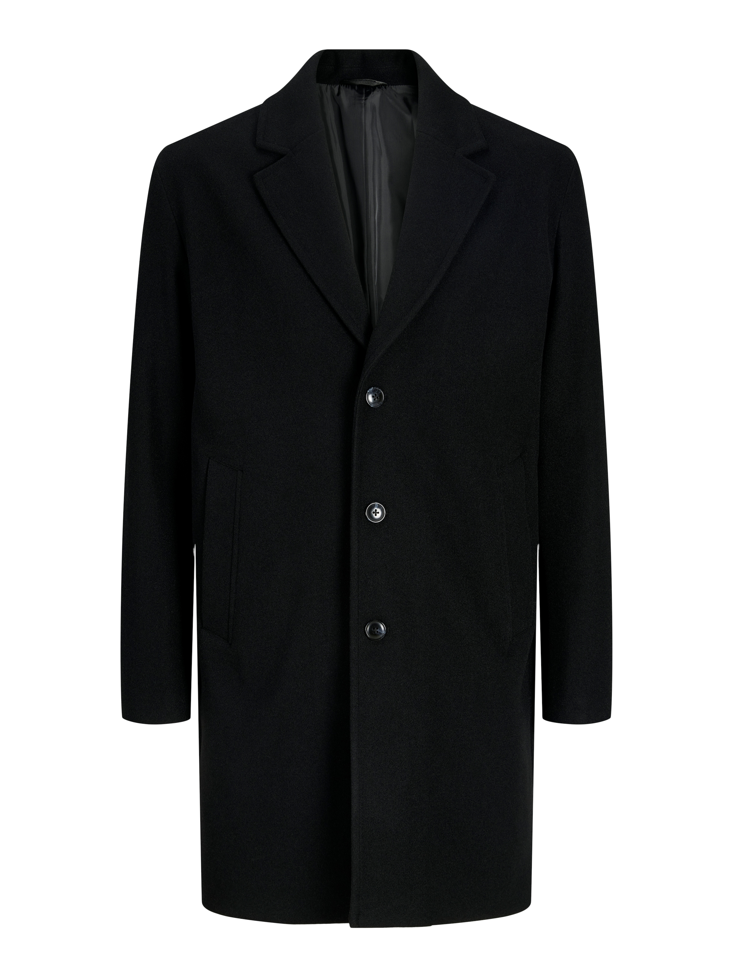 Jack & Jones Kurzmantel »JJEJAMES COAT SN« Kunstfaser, mit Reverskragen