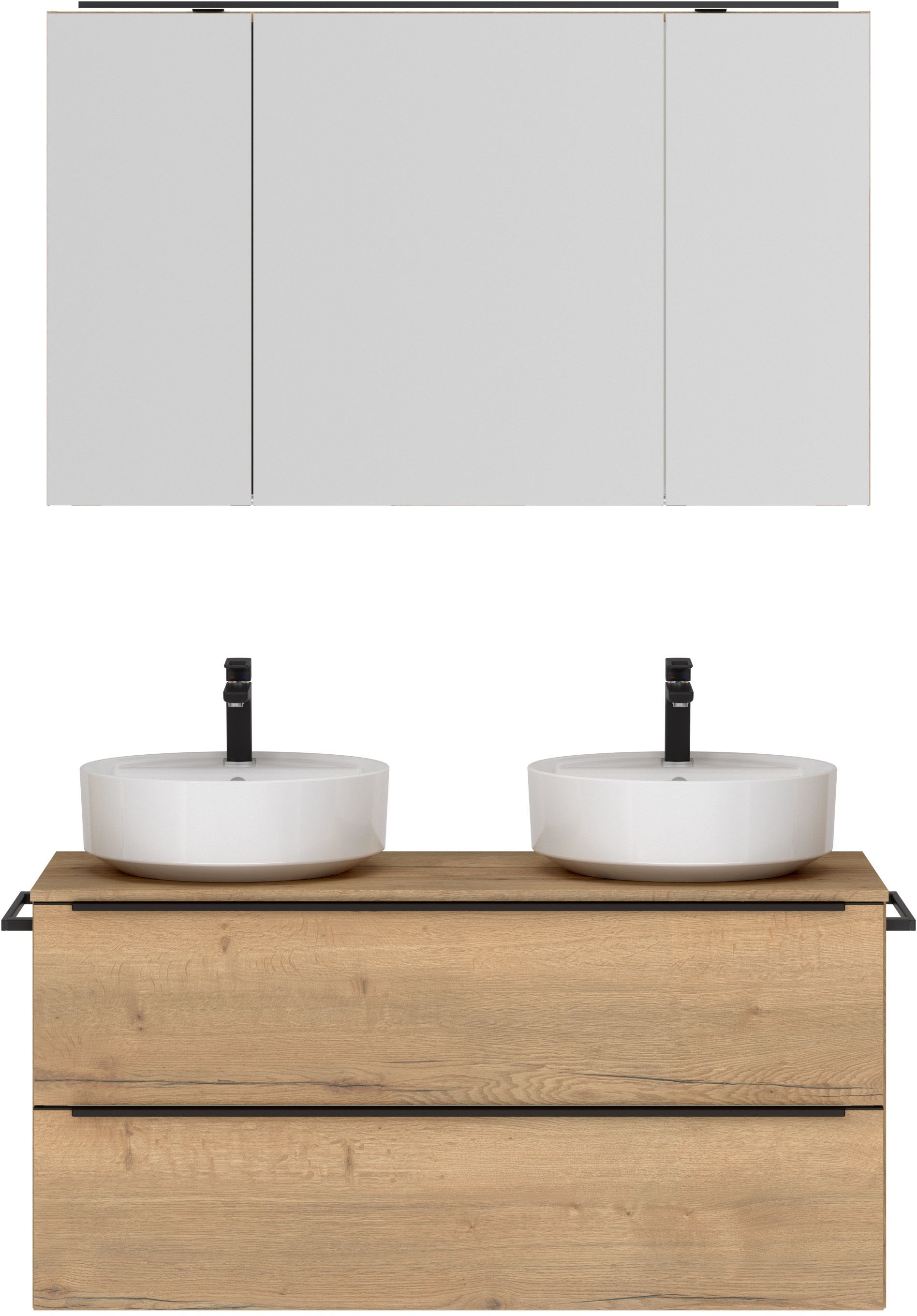 nobilia Badmöbel-Set "Alvene" vormontiert, mit Soft-Close, 2 Stk. tlg. günstig online kaufen